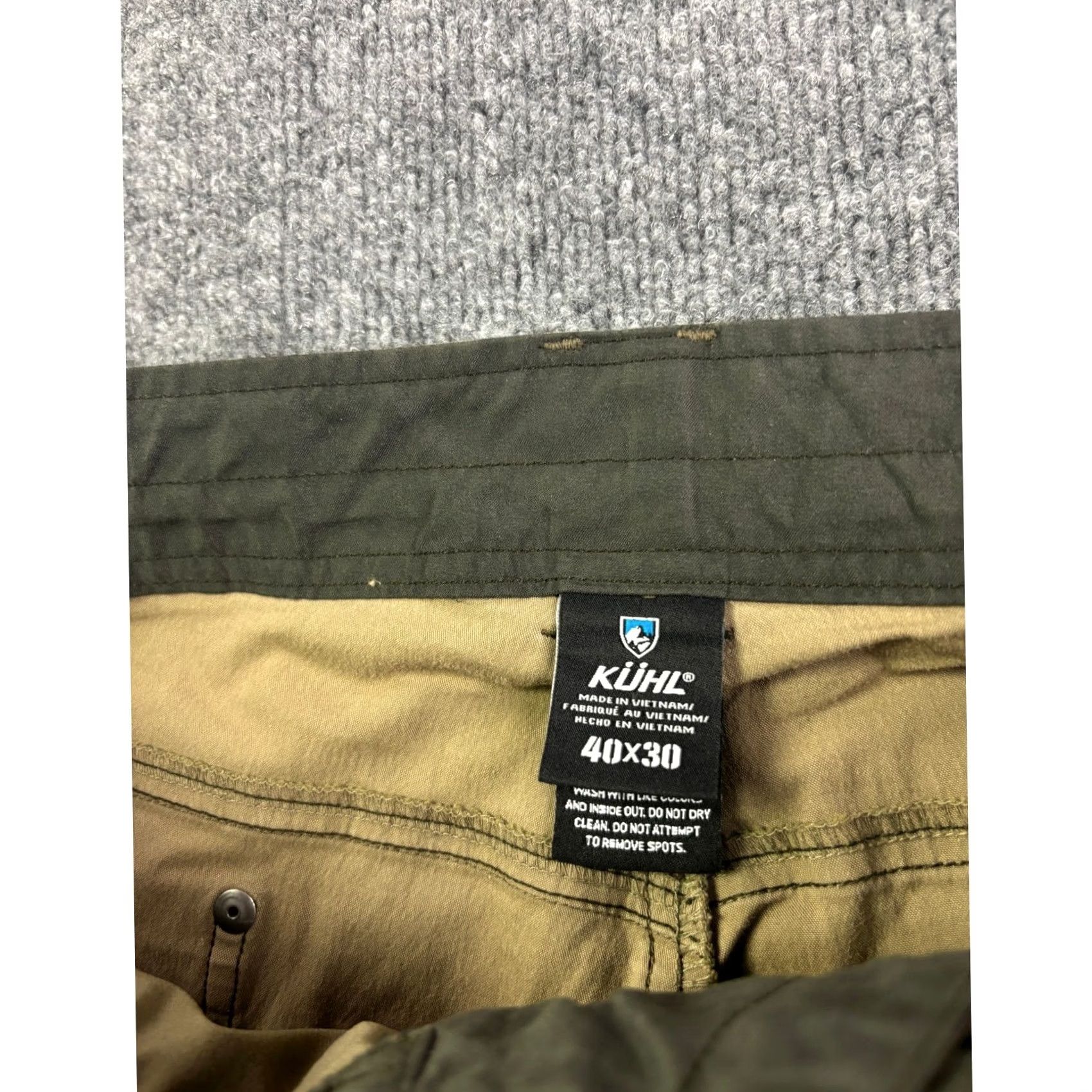 Vintage KUHL Rydr Pants Mens 40x30 Brown Vintage Patina Canvas Workwear Carpenter 5-Pocket Regular Mens/Boys Size US 40 / EU 56 - 2 Thumbnail