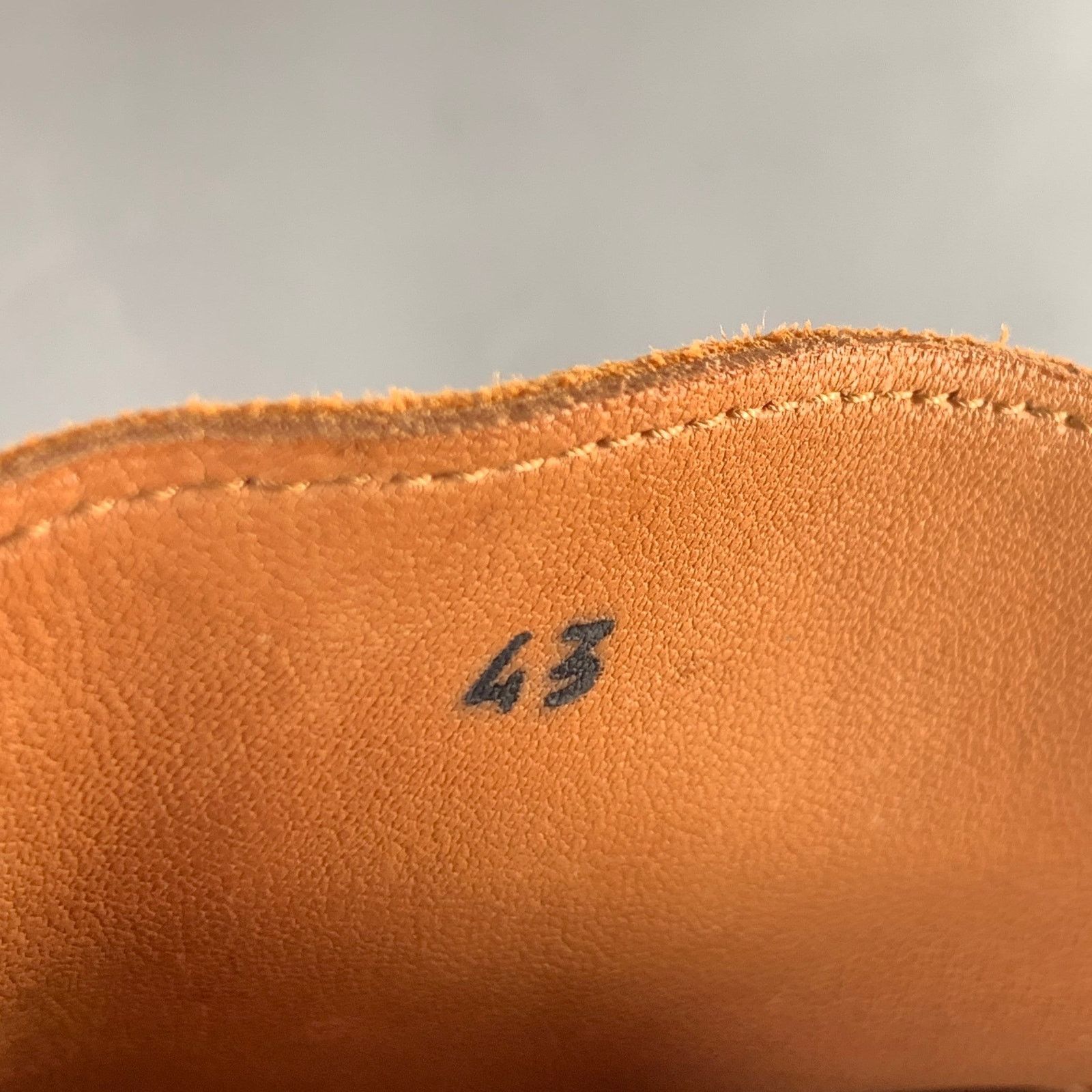 M.Gemi M. GEMI Size 10 Orange Suede Drivers Loafers Size US 10 / EU 43 - 8 Thumbnail