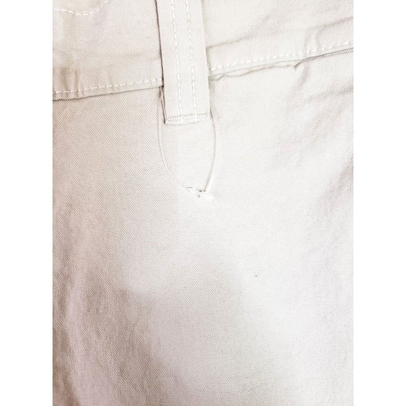 Vintage Columbia Men's Straight Pants 38X30 Beige Regular Fit 5-Pocket Zipper Side Pocket Machine Washable Logo Size US 38 / EU 54 - 6 Thumbnail