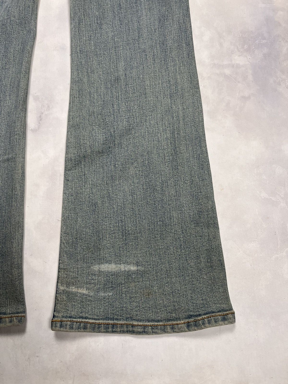 Japanese Brand JoyJean Flared Denim Pants Embroidery Size US 32 / EU 48 - 10 Thumbnail