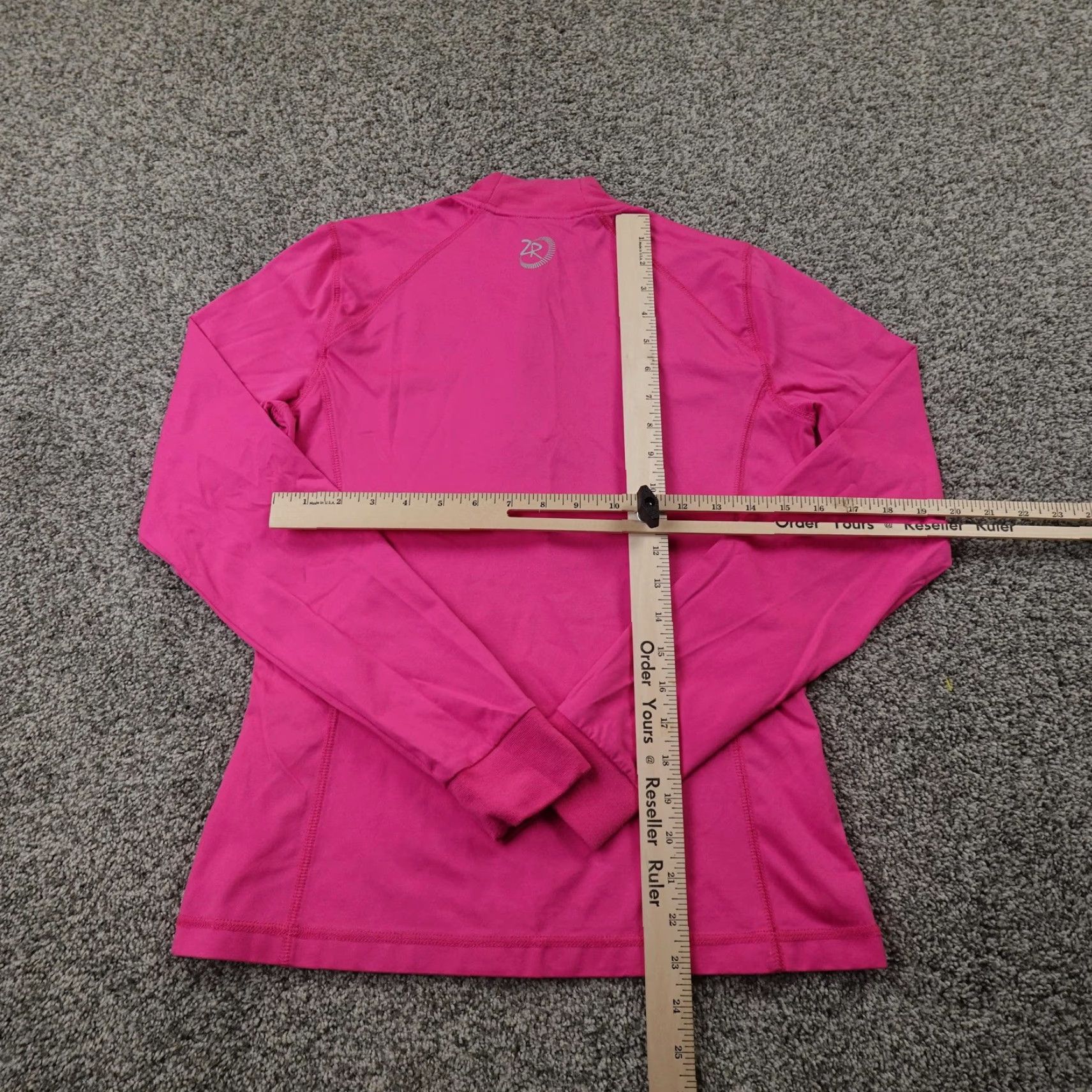 Vintage Zero Restriction Pullover Womens S Pink Performance 1/4 Zip Golf Top Stretch Size S / US 4 / IT 40 - 5 Thumbnail