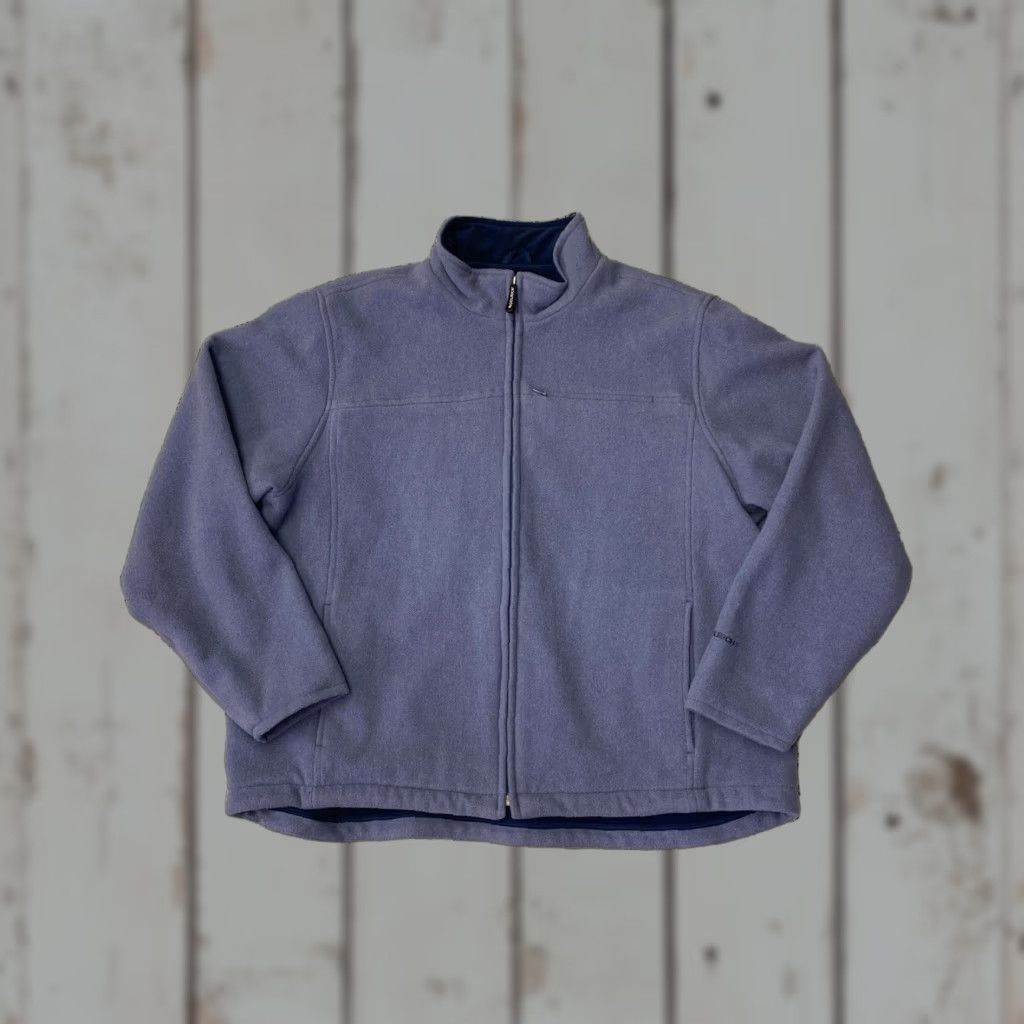 Vintage Woolrich Wool Full Zip Up Jacket Womens Technowool Mid-Length XL Blue/Purple Size XL Regular Women Basic Jacket Size XL / US 12-14 / IT 48-50 - 1 Thumbnail