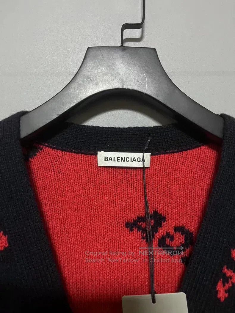 Balenciaga Balenciaga Bullet screen full-print cardigan Size US S / EU 44-46 / 1 - 3 Thumbnail