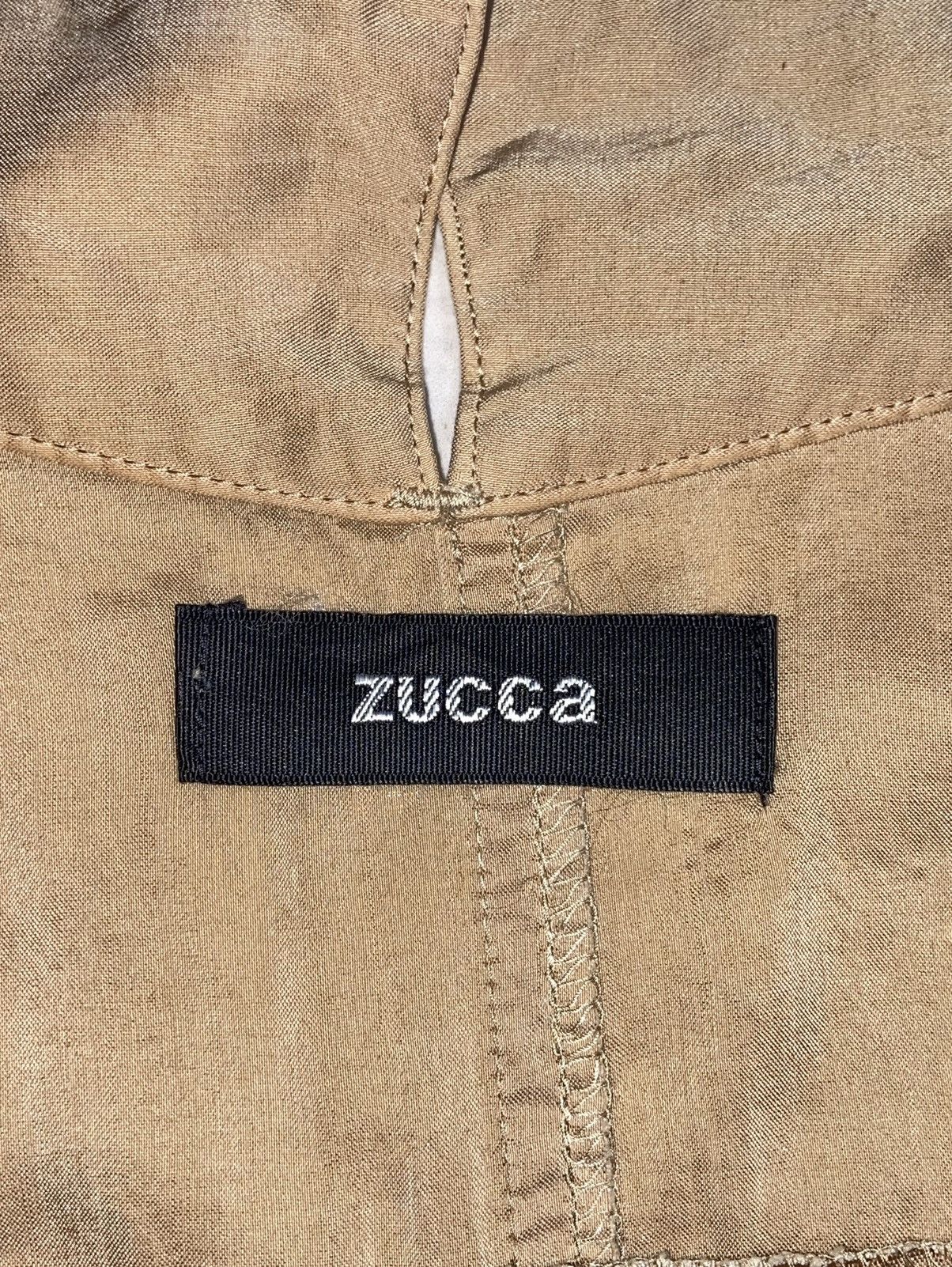 Zucca ZUCCA Brown Blouse Size L / US 10 / IT 46 - 6 Thumbnail