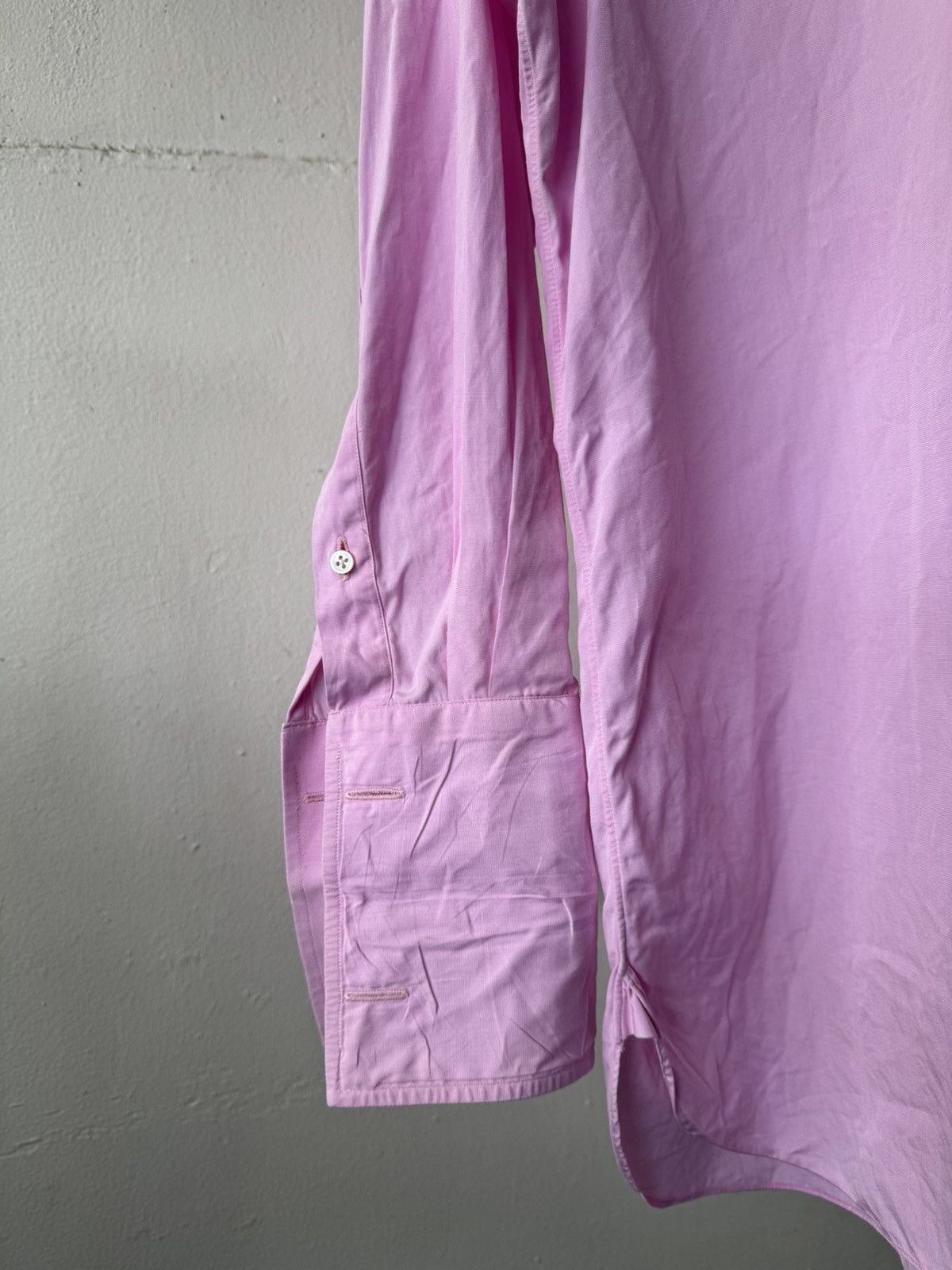 Ralph Lauren Men’s Purple Label Poplin French Cuff Formal Button Shirt Size US L / EU 52-54 / 3 - 7 Thumbnail