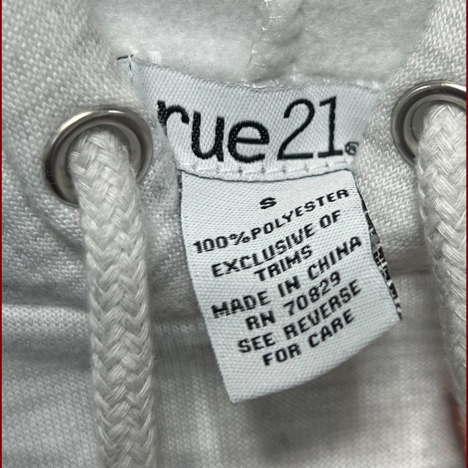 rue21 Rue 21 - Men's Long Sleeve Hooded Sweatshirt - Gray - Small Size US S / EU 44-46 / 1 - 9 Thumbnail