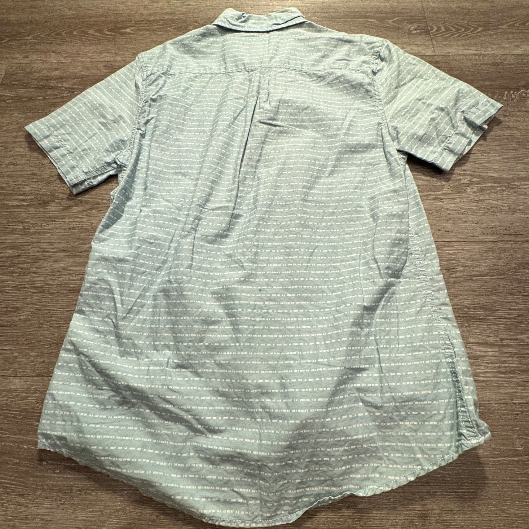 Katin Katin Shirt Mens M Blue Cotton Short Sleeve Button-Up Surf Pocket Casual Size US M / EU 48-50 / 2 - 5 Thumbnail