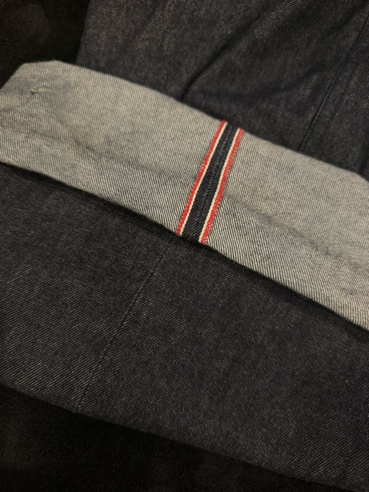 K-Two Studios KTWO 14.5 oz Selvedge Heavy Denim V2 "Indigo" Size US 34 / EU 50 - 7 Thumbnail