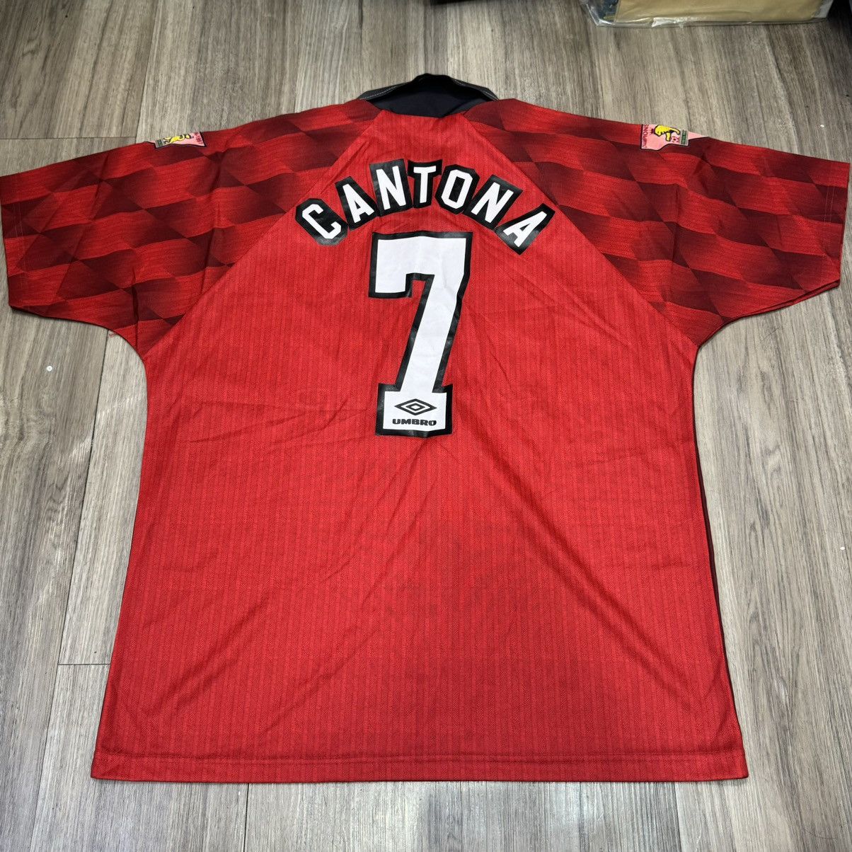 Umbro Manchester united 96/98 home shirt #7 Cantona Size US L / EU 52-54 / 3 - 2 Thumbnail