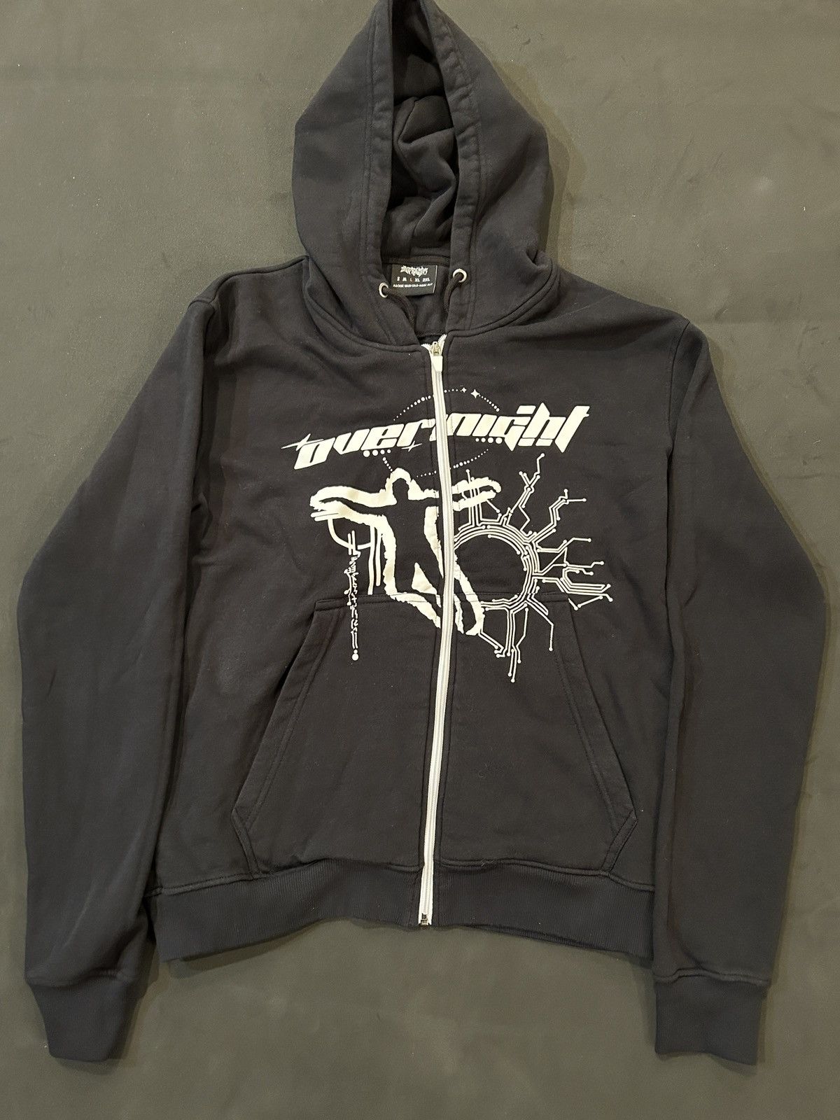 Other Overnight Black Zip-Up Size US L / EU 52-54 / 3 - 1 Thumbnail