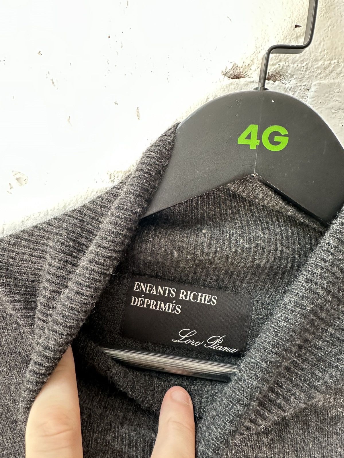 Enfants Riches Deprimes × Loro Piana ERD Loro Piana Cashmere Turtleneck Size US M / EU 48-50 / 2 - 3 Thumbnail