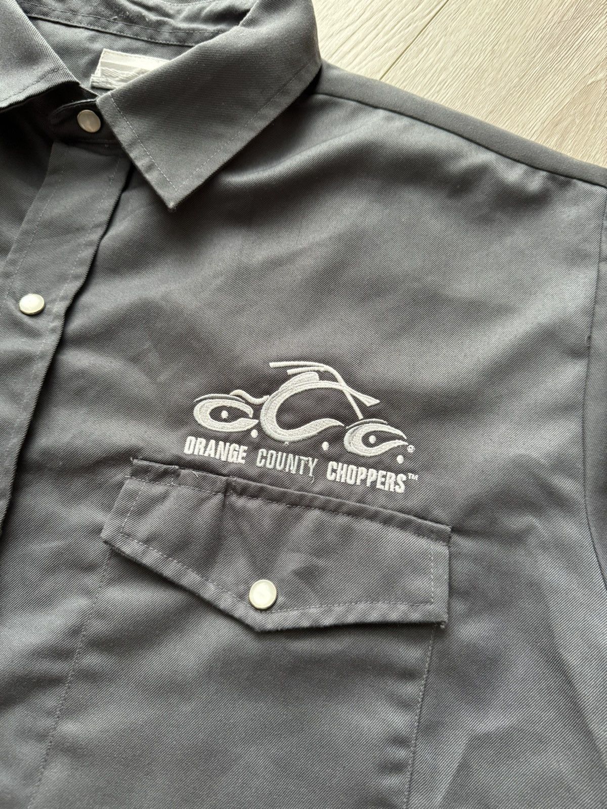 Band Tees × Vintage × West Coast Choppers Vintage Rare Big Logo New York Orange County Choppers Shirt Size US XL / EU 56 / 4 - 9 Thumbnail