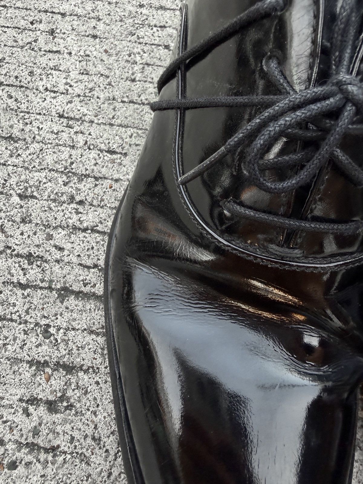 Helmut Lang Helmut Lang Patent Leather Derby Shoes Size US 6.5 / EU 39-40 - 9 Thumbnail