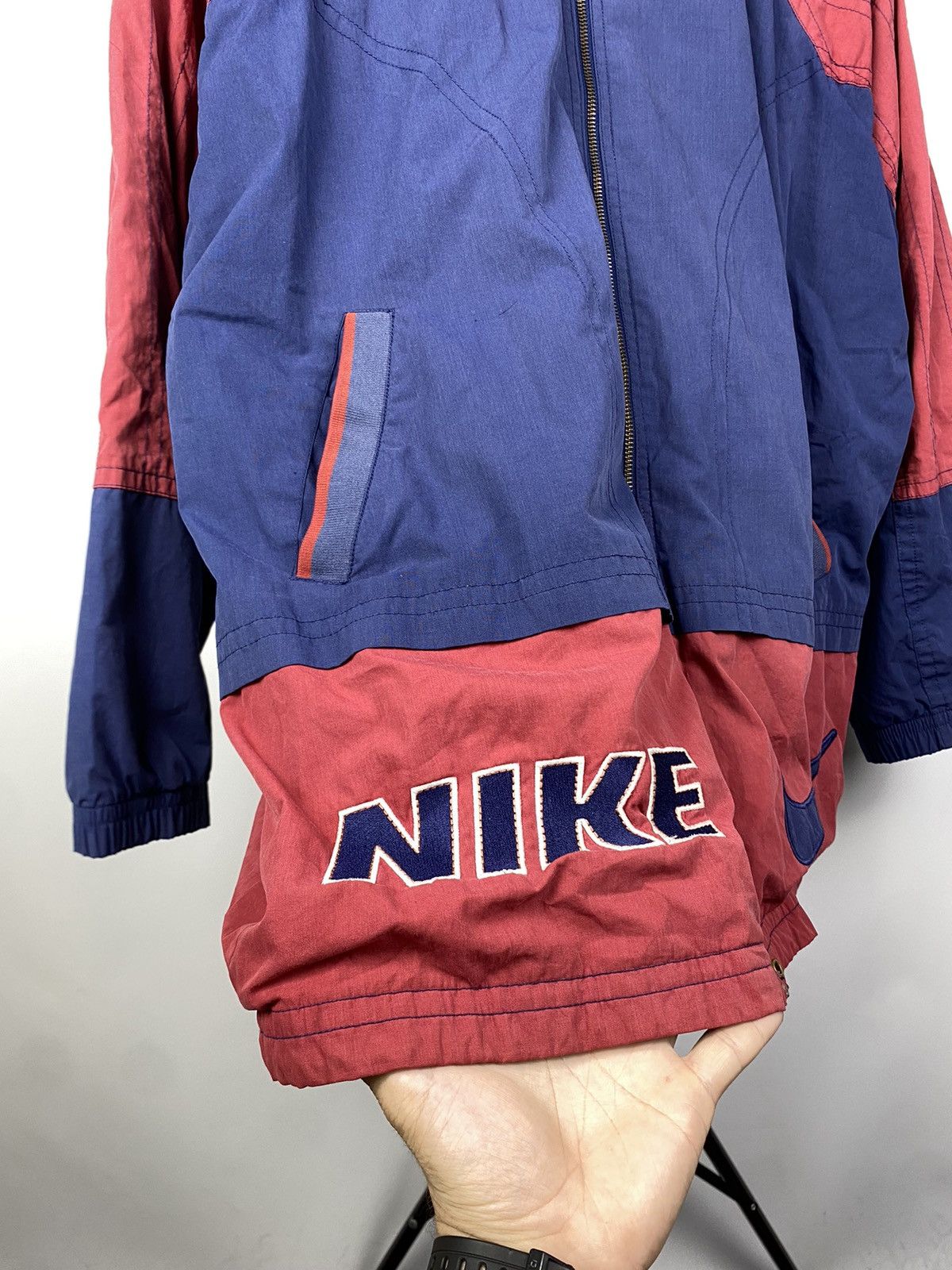 Nike × Vintage 90’s NIKE BIG LOGO TRACK JACKET Y2K Size US M / EU 48-50 / 2 - 5 Thumbnail
