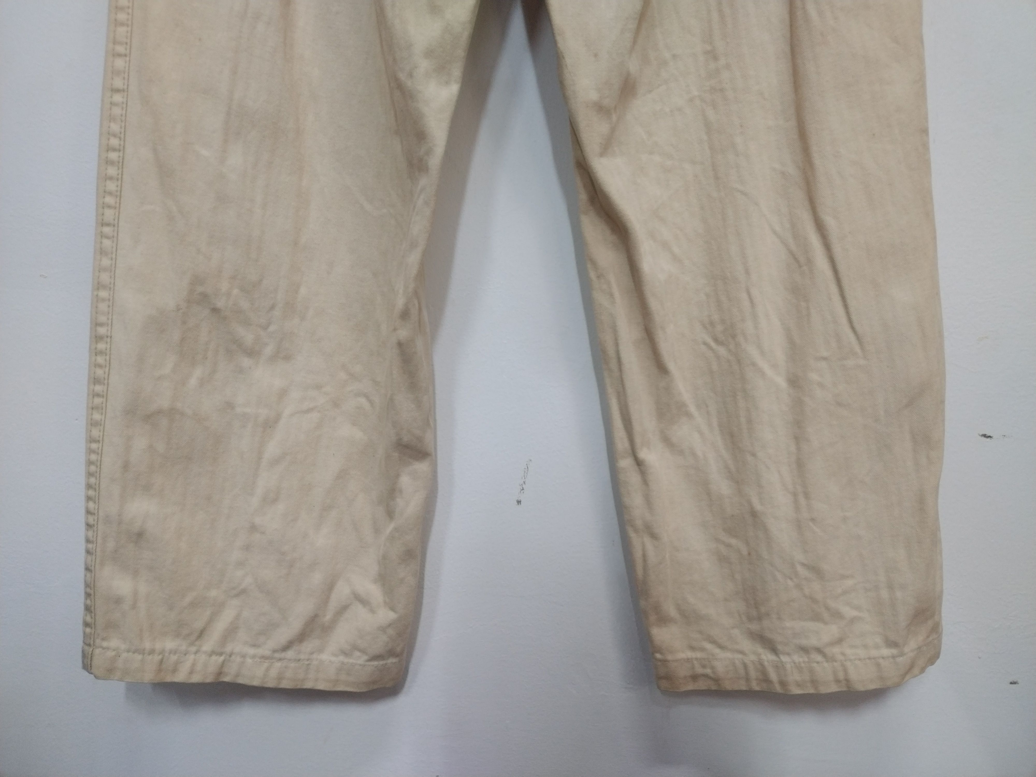 Japanese Brand Vtg harringbone cotton twill Monkey Pants Size US 32 / EU 48 - 12 Thumbnail