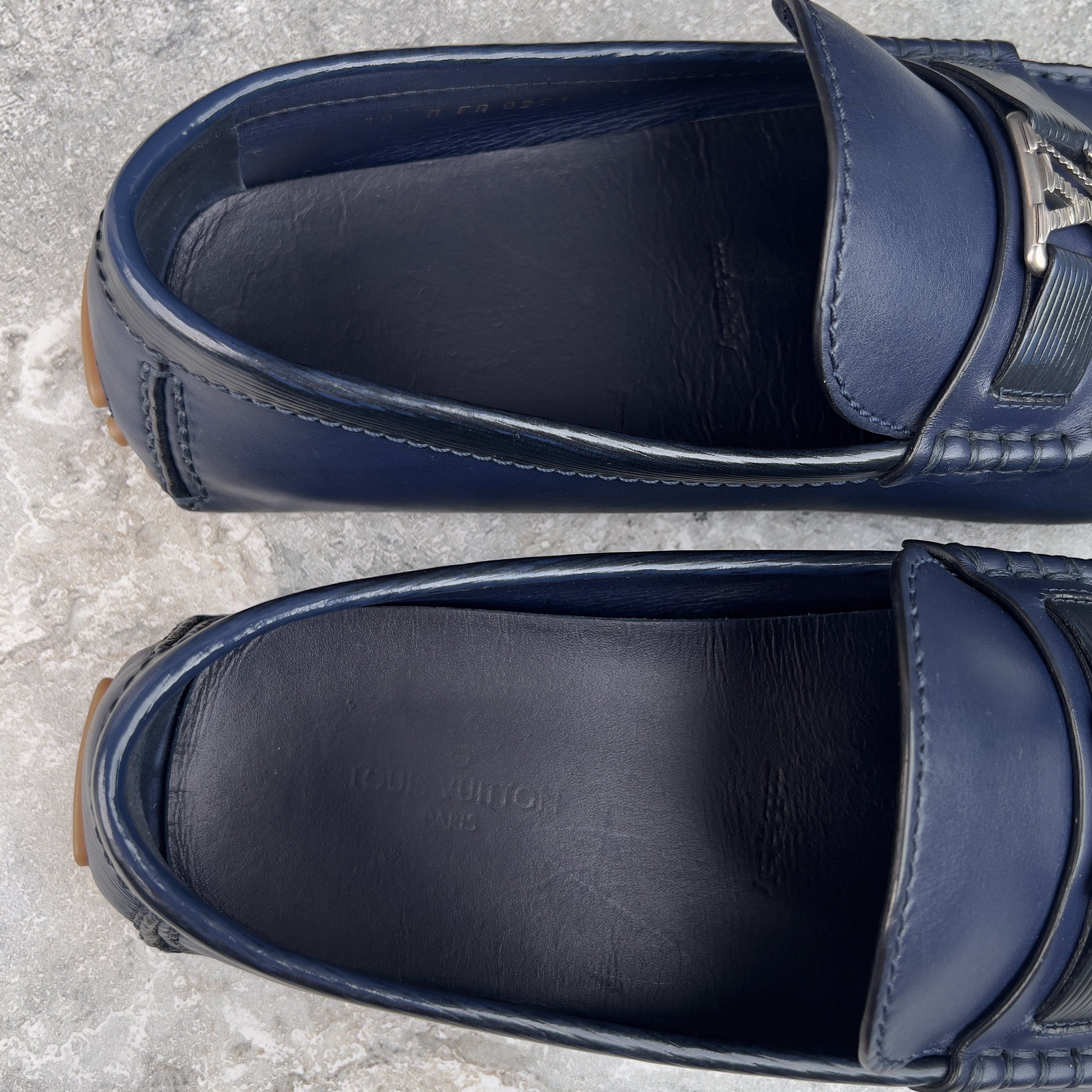 Louis Vuitton Hockenheim Moccasins Leather Taiga Size US 11 / EU 44 - 9 Thumbnail