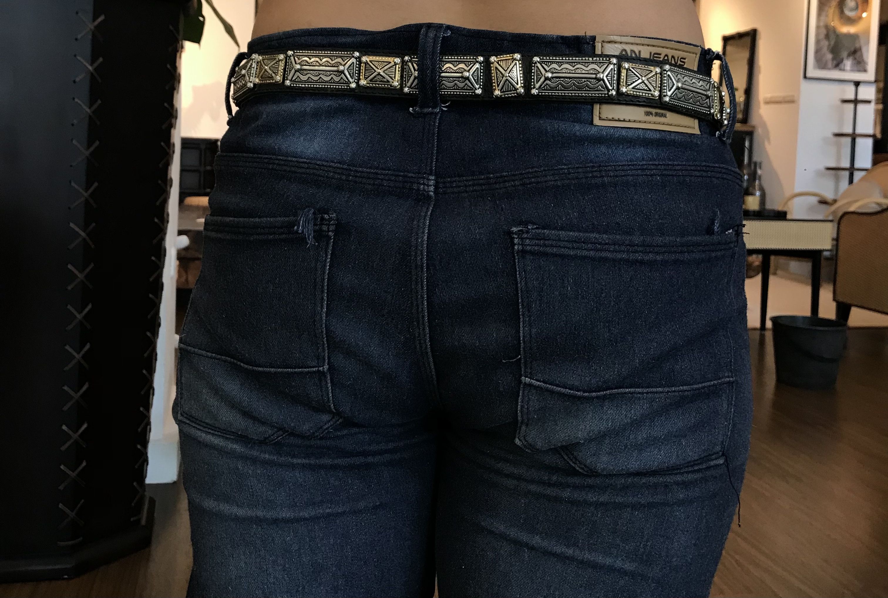 Vintage 🔥 Rare 🔥 Vintage EA Belts Studed Chrome Size ONE SIZE - 9 Thumbnail