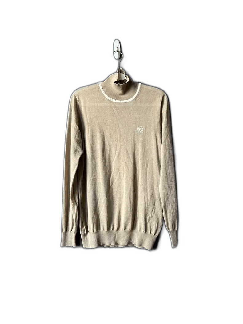 Loewe Loewe Beige Turtleneck Knit Sweater Size US S / EU 44-46 / 1 - 1 Thumbnail