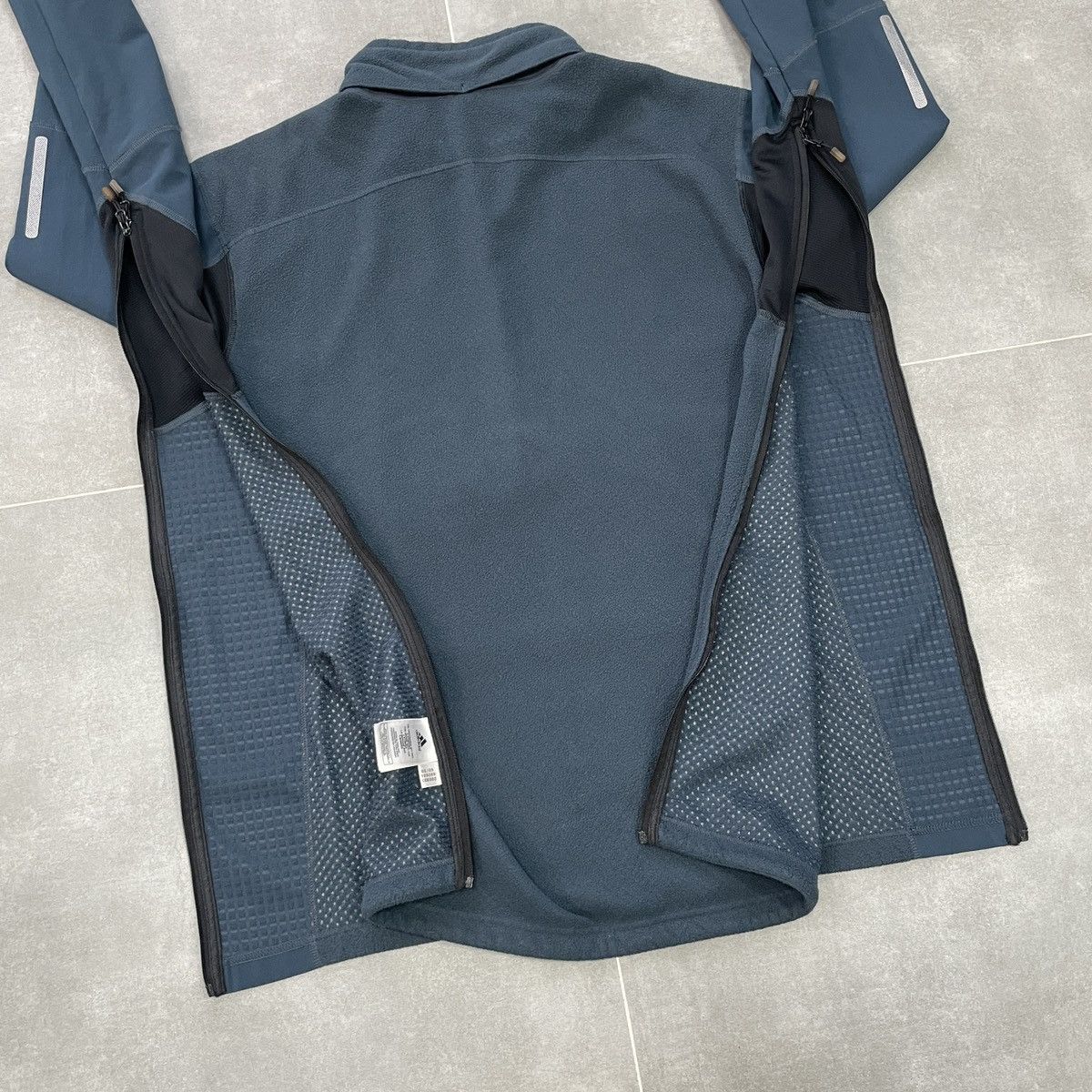 Adidas × Vintage Vintage Adidas Clima Proof Fleece Anorak Jacket Size XL Size US XL / EU 56 / 4 - 23 Thumbnail