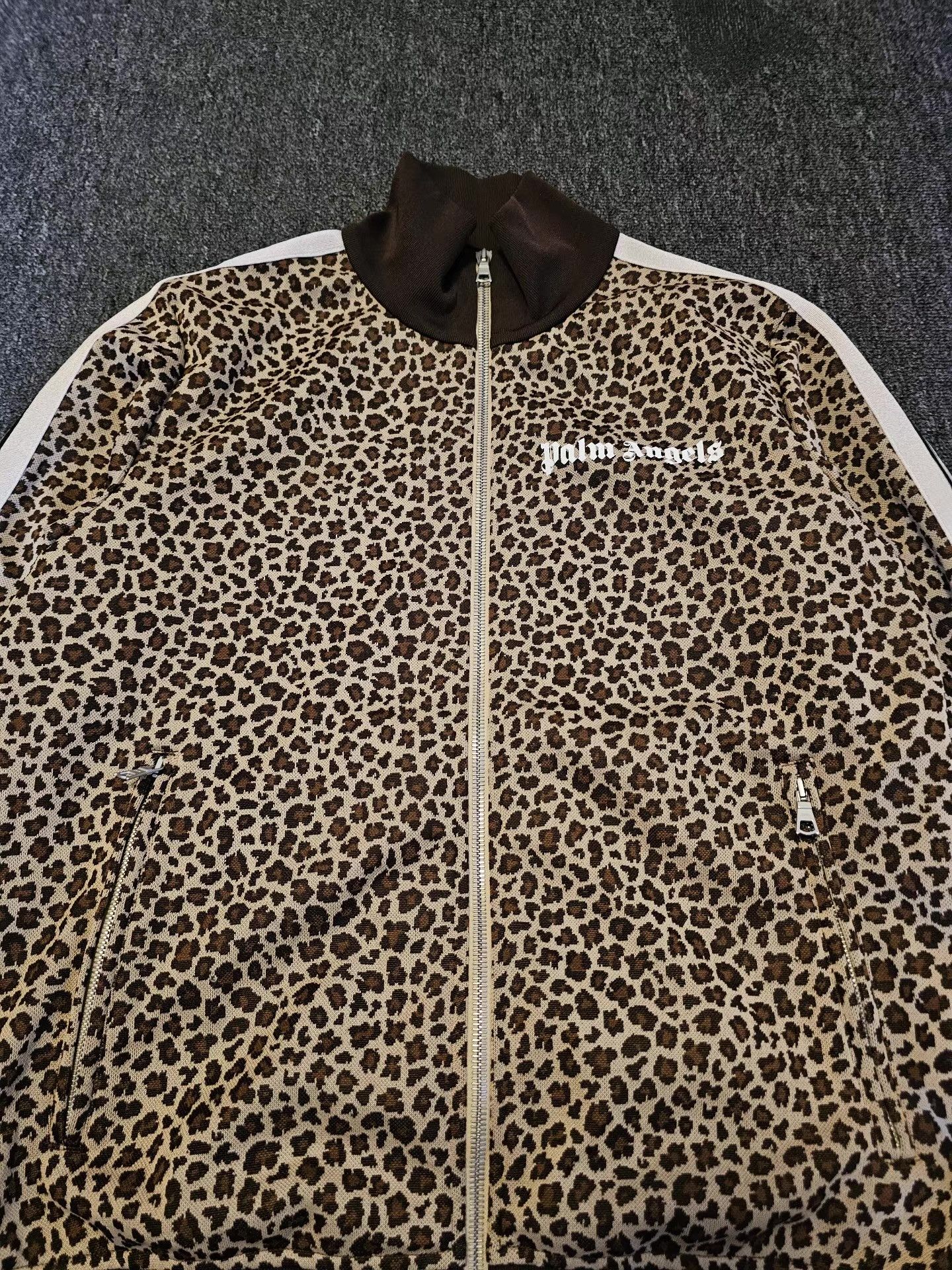 Palm Angels Palm Angels leopard print sports jacket, Size US M / EU 48-50 / 2 - 2 Thumbnail