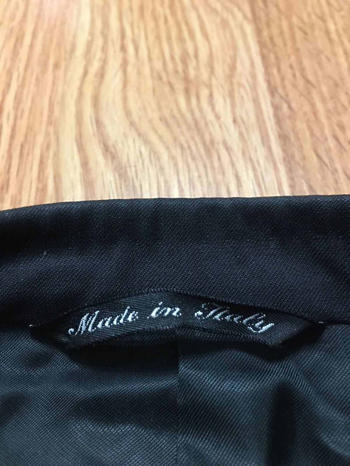 Canali CANALI Pure New Wool Black Blazer Jacket Size EU 50/ L Size 50R - 5 Thumbnail