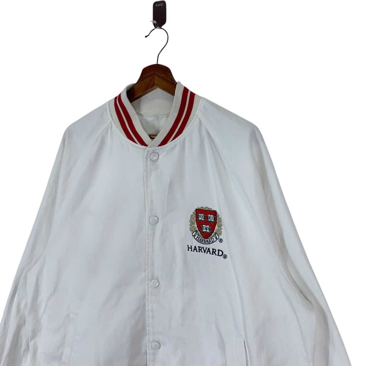 Vintage VINTAGE HARVARD COLLEGE UNIVERSITY VARSITY JACKET Size US L / EU 52-54 / 3 - 3 Thumbnail