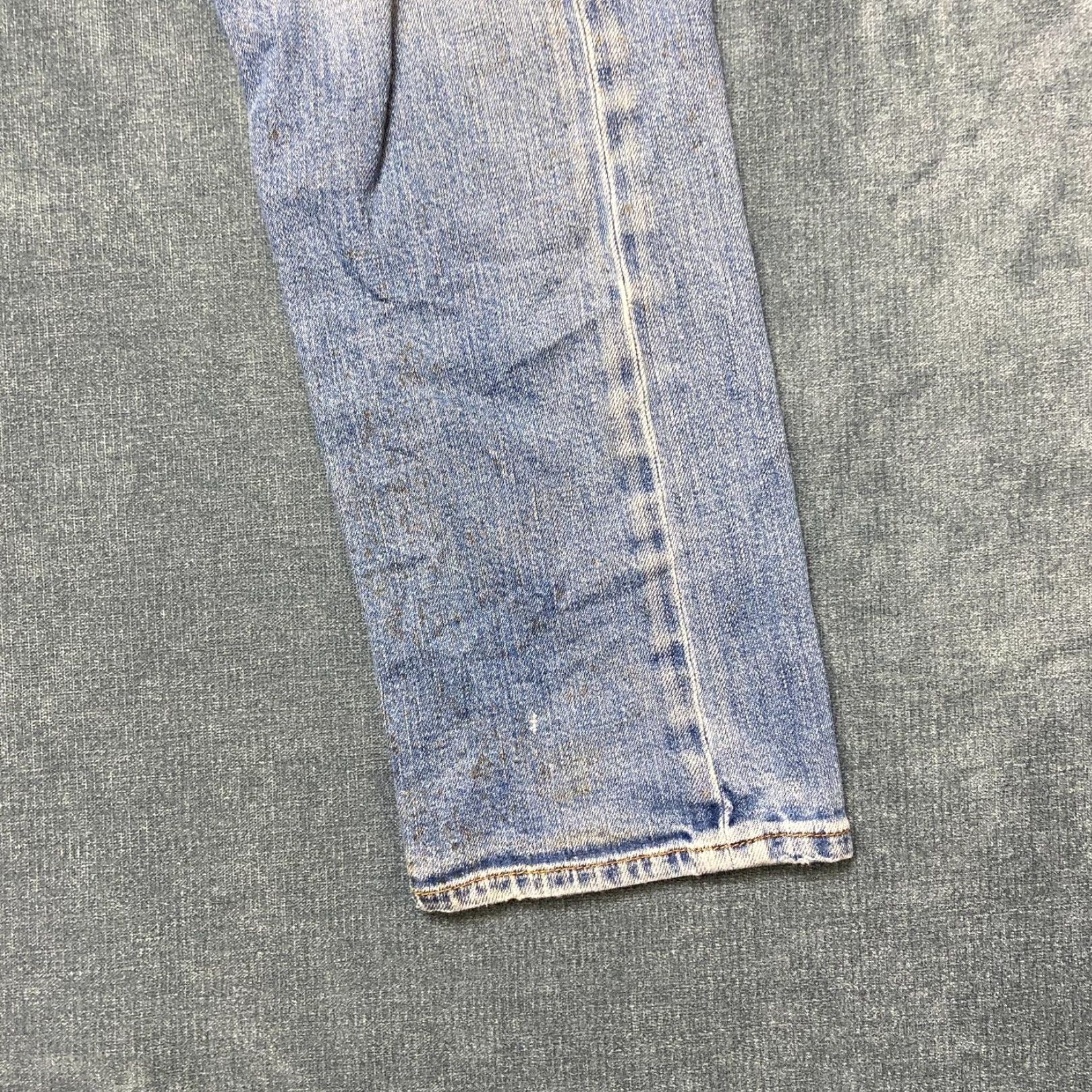 Armani Exchange Armani Exchange Jeans Mens 31 Regular 5-Pocket Blue Straight Denim Comfort Stretch Embroidered Jeans Size US 31 - 7 Thumbnail