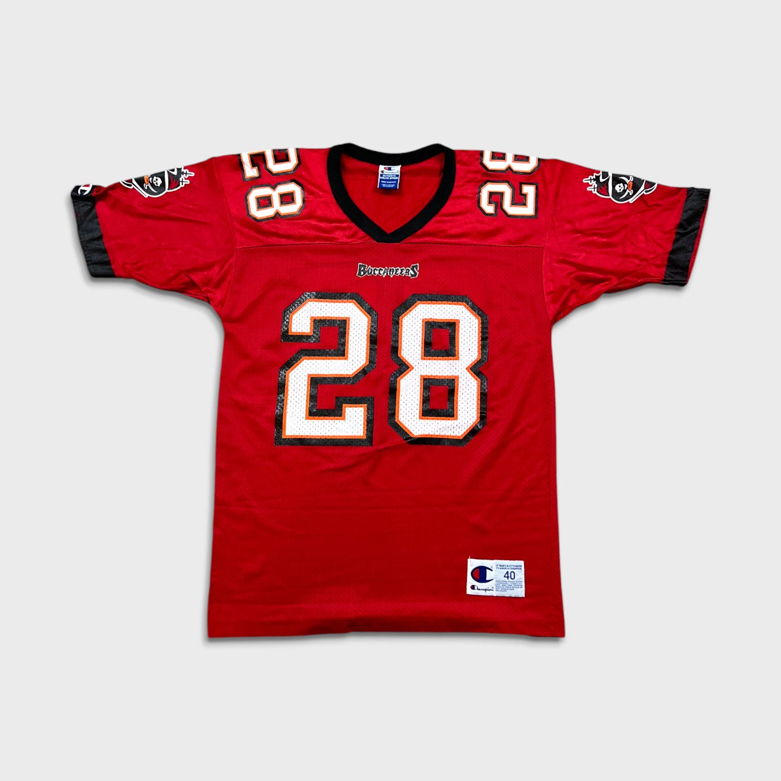 Champion × NFL × Vintage 90s Champion Warrick Dunn Tampa Bay Buccaneers Jersey sz 40 Size US M / EU 48-50 / 2 - 3 Thumbnail