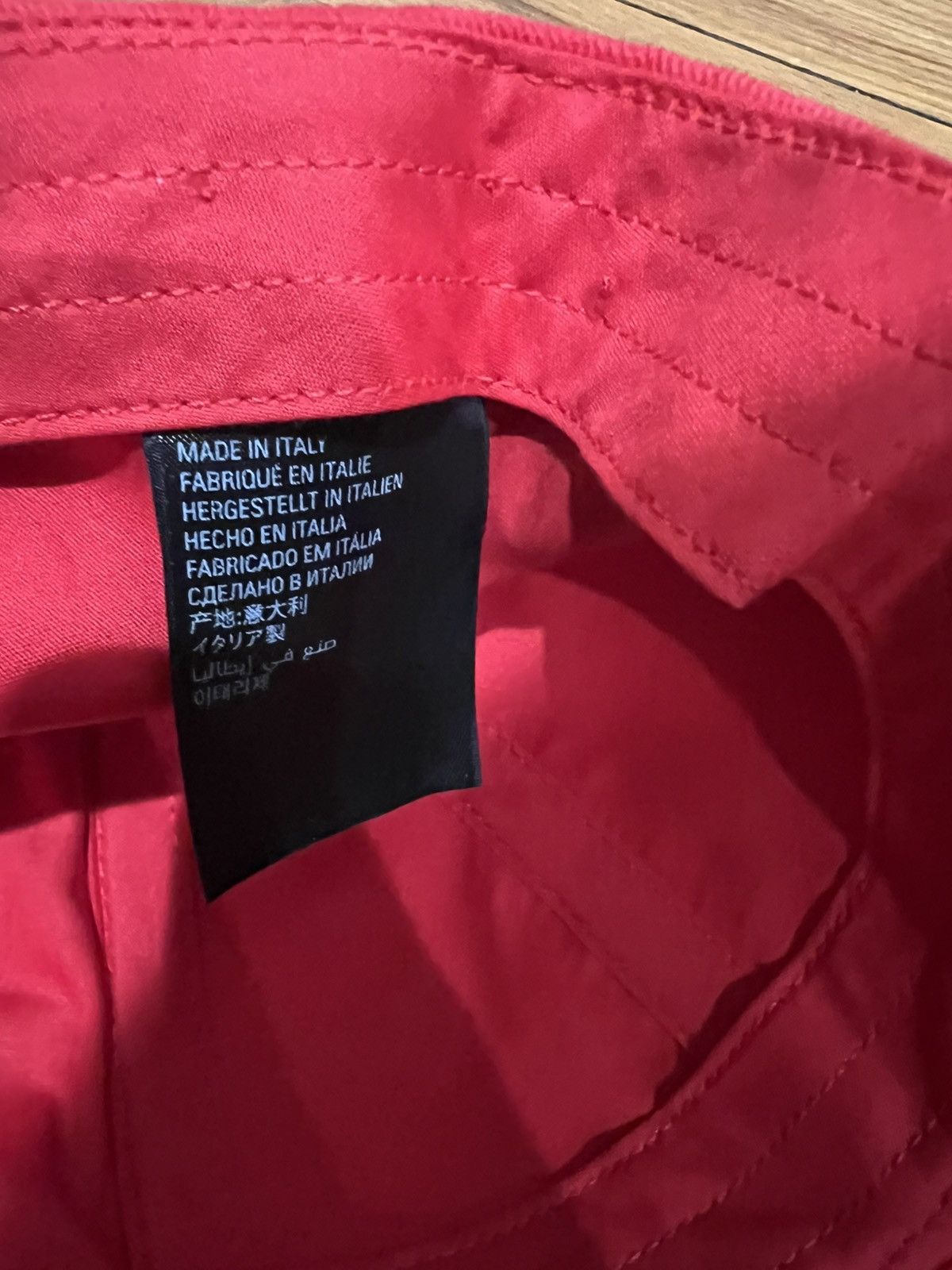 Balenciaga 2024 Soccer Crest Milan Paneled Cap (L) Size ONE SIZE - 7 Thumbnail