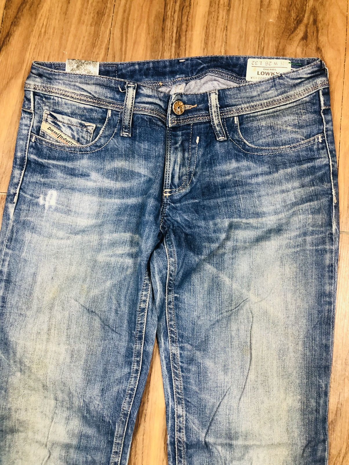Diesel Diesel Industry Distress Jeans (34) Size 26" / US 2 / IT 38 - 3 Thumbnail