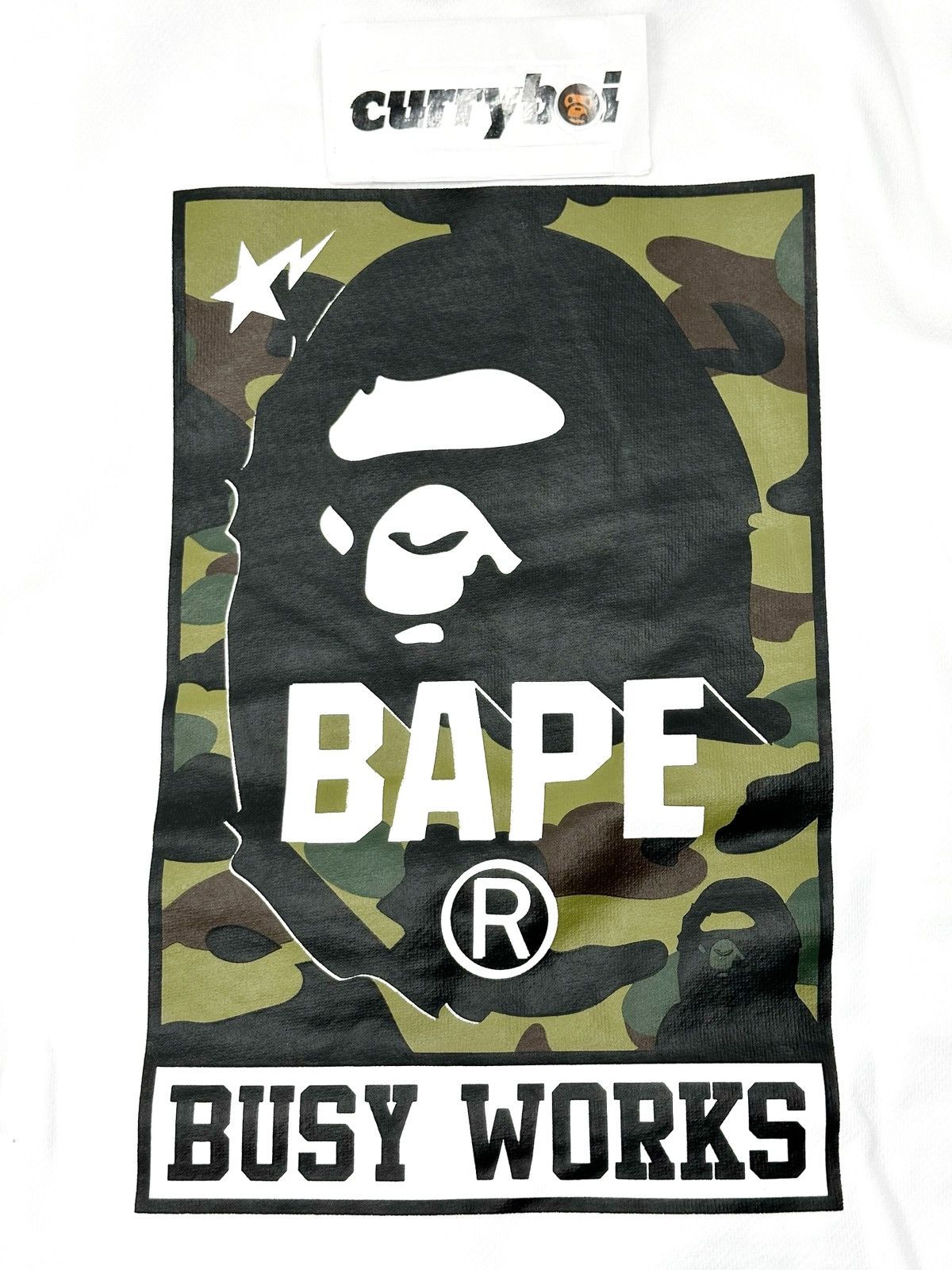 Bape SALE🔥 BAPE Busy Works Pullover Hoodie White Size US M / EU 48-50 / 2 - 6 Thumbnail