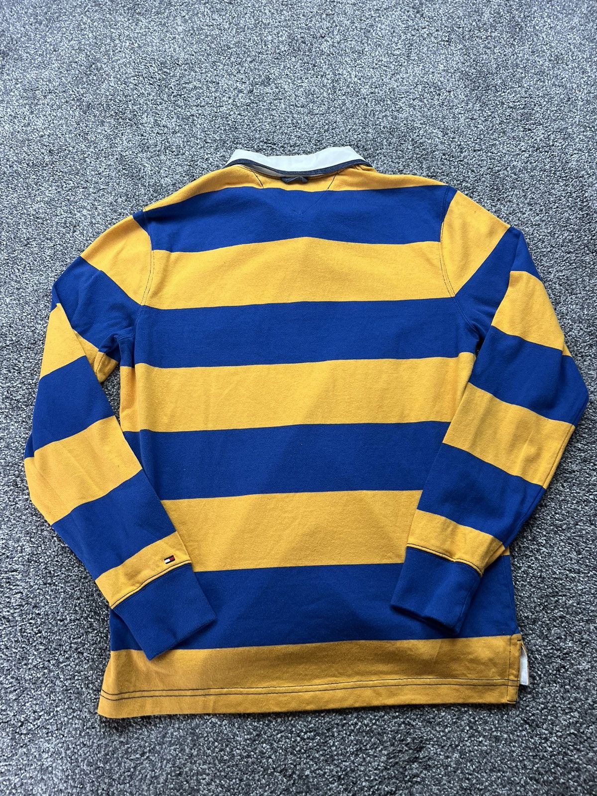 Tommy Hilfiger Vintage Tommy Hilfiger Crest Logo Striped Rugby Polo Size US M / EU 48-50 / 2 - 8 Thumbnail