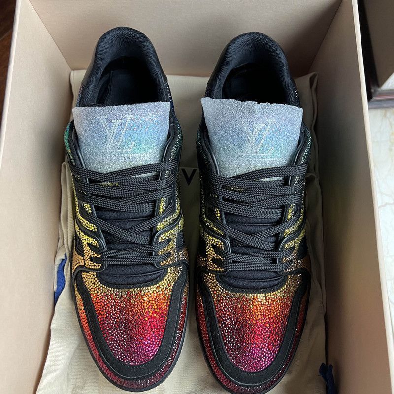 Louis Vuitton Louis Vuitton Colorful Diamond Low-Top Fashion Sneakers -25 Size US 10.5 / EU 43-44 - 2 Thumbnail