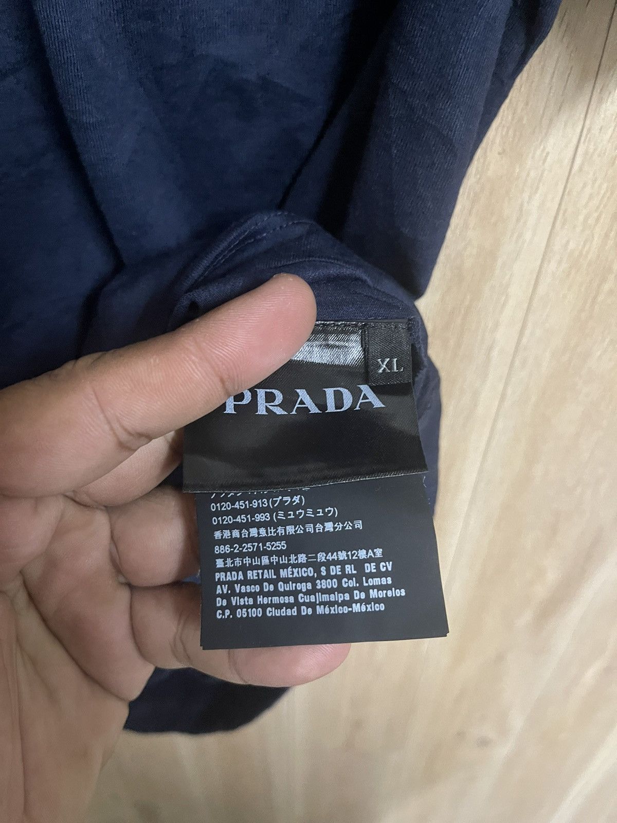 Prada Prada Re-Nylon Pocket Jersey T shirt XL Made in Romania Size US XL / EU 56 / 4 - 5 Thumbnail