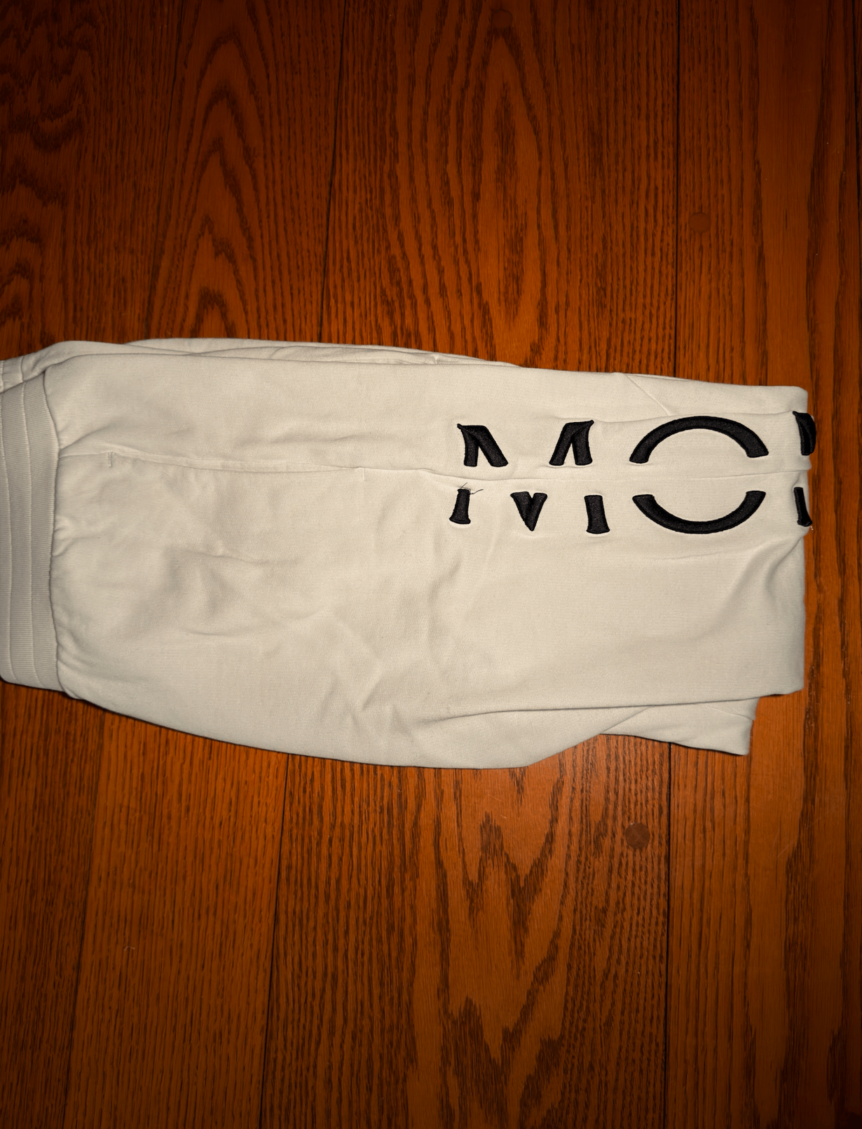 Moncler Tapered Logo-Embroidered Cotton-Jersey Sweatpants Size US 34 / EU 50 - 5 Thumbnail