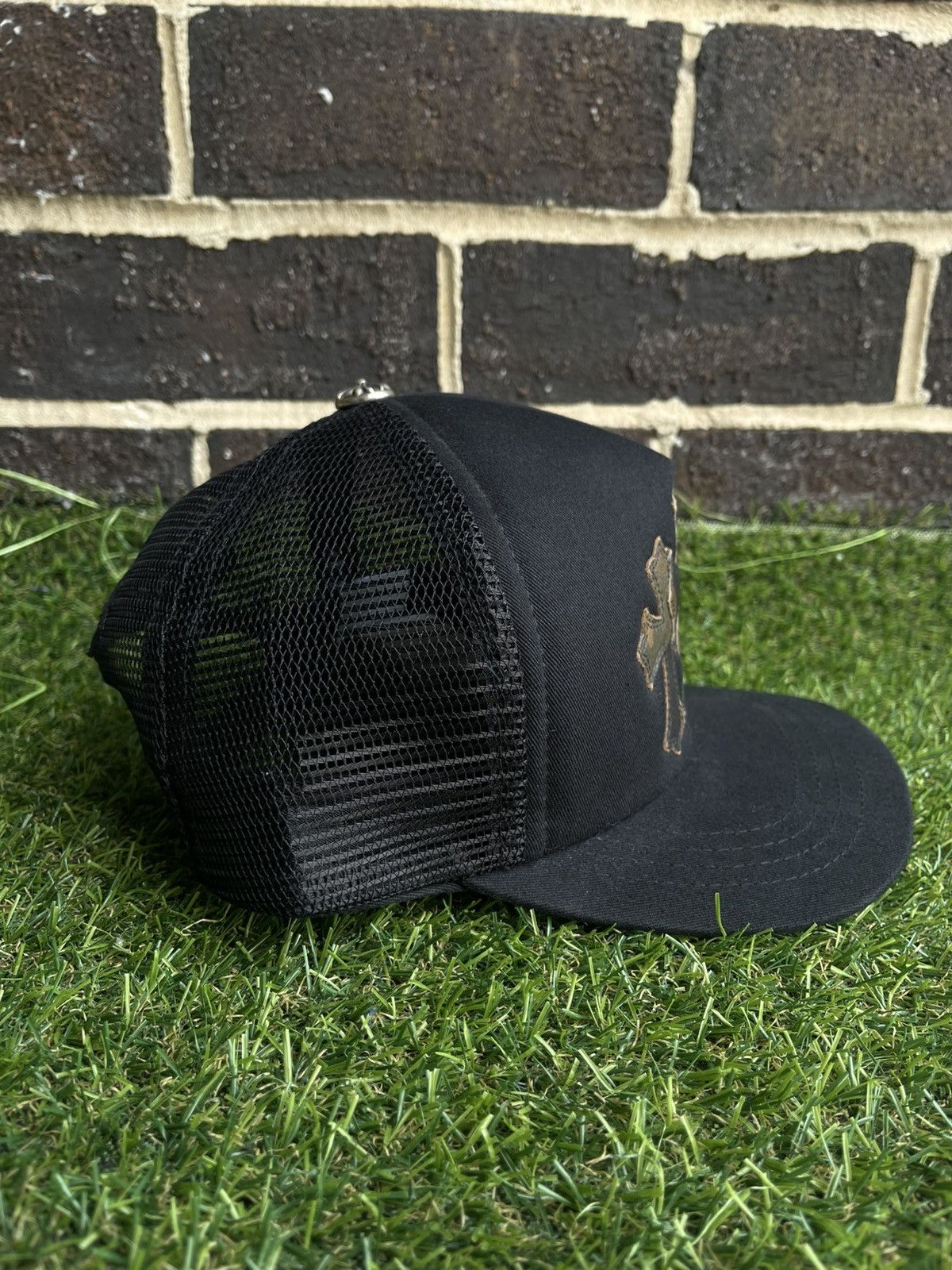 Chrome Hearts Brand New Chrome Hearts Camo Leather Patchwork Snapback Size ONE SIZE - 2 Thumbnail