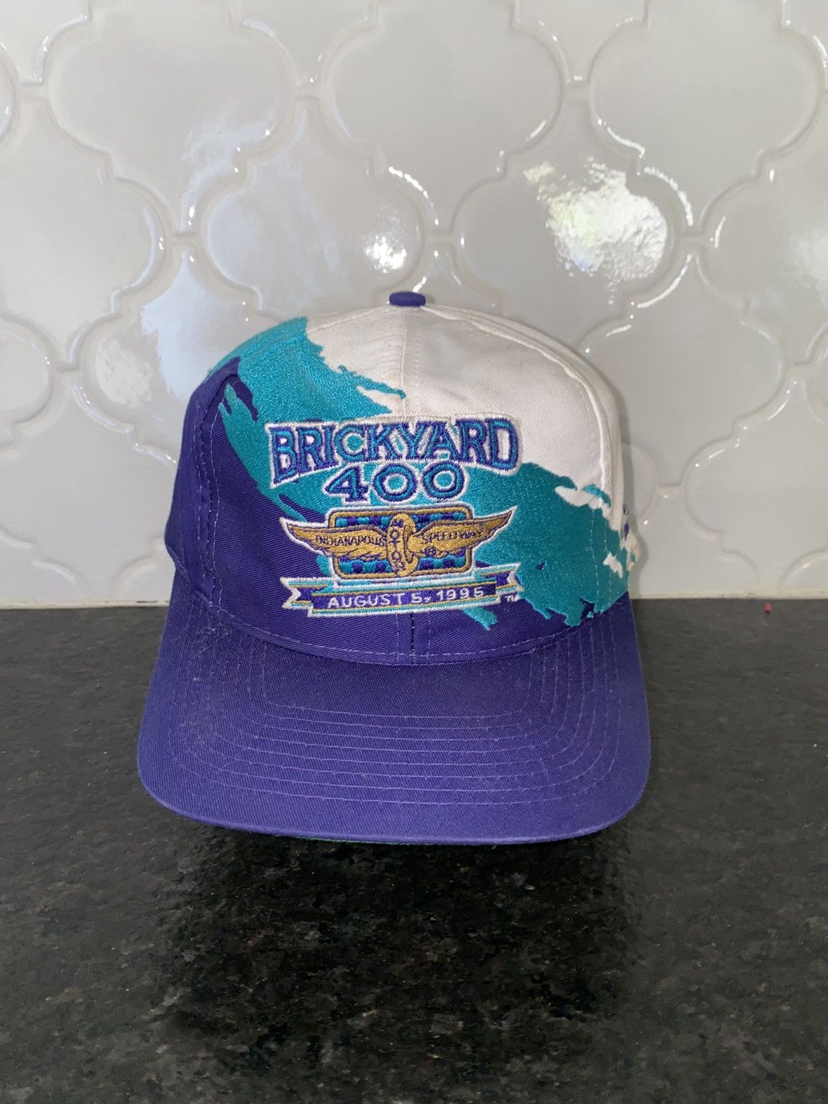 Logo Athletic Vintage 1995 Logo athletic Brickyard 500 splash snapback Size ONE SIZE - 1 Thumbnail