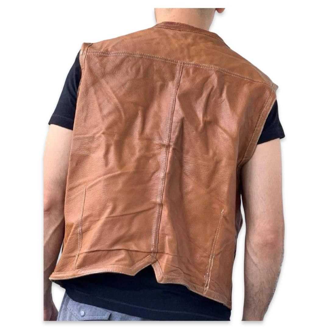 Leather Leather vest #295 Size US M / EU 48-50 / 2 - 2 Thumbnail