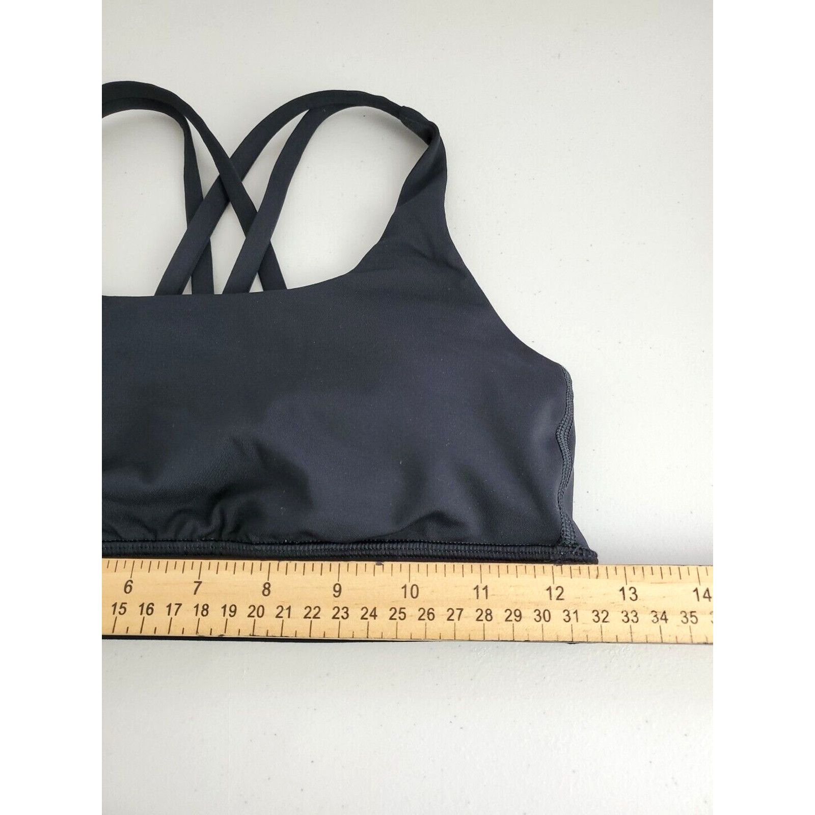 Lululemon Lululemon Energy Sports Bra Women 6 XS Black Lightly Padded Size ONE SIZE - 7 Thumbnail