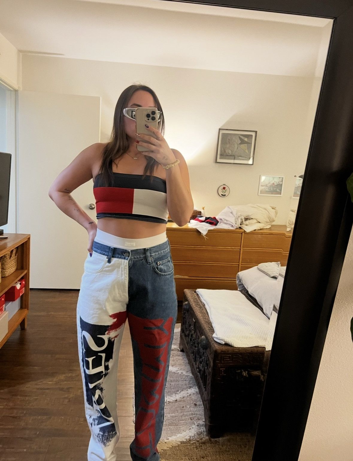 Aries × Tommy Hilfiger Aries Denim Flag Jeans Size US 29 - 6 Thumbnail
