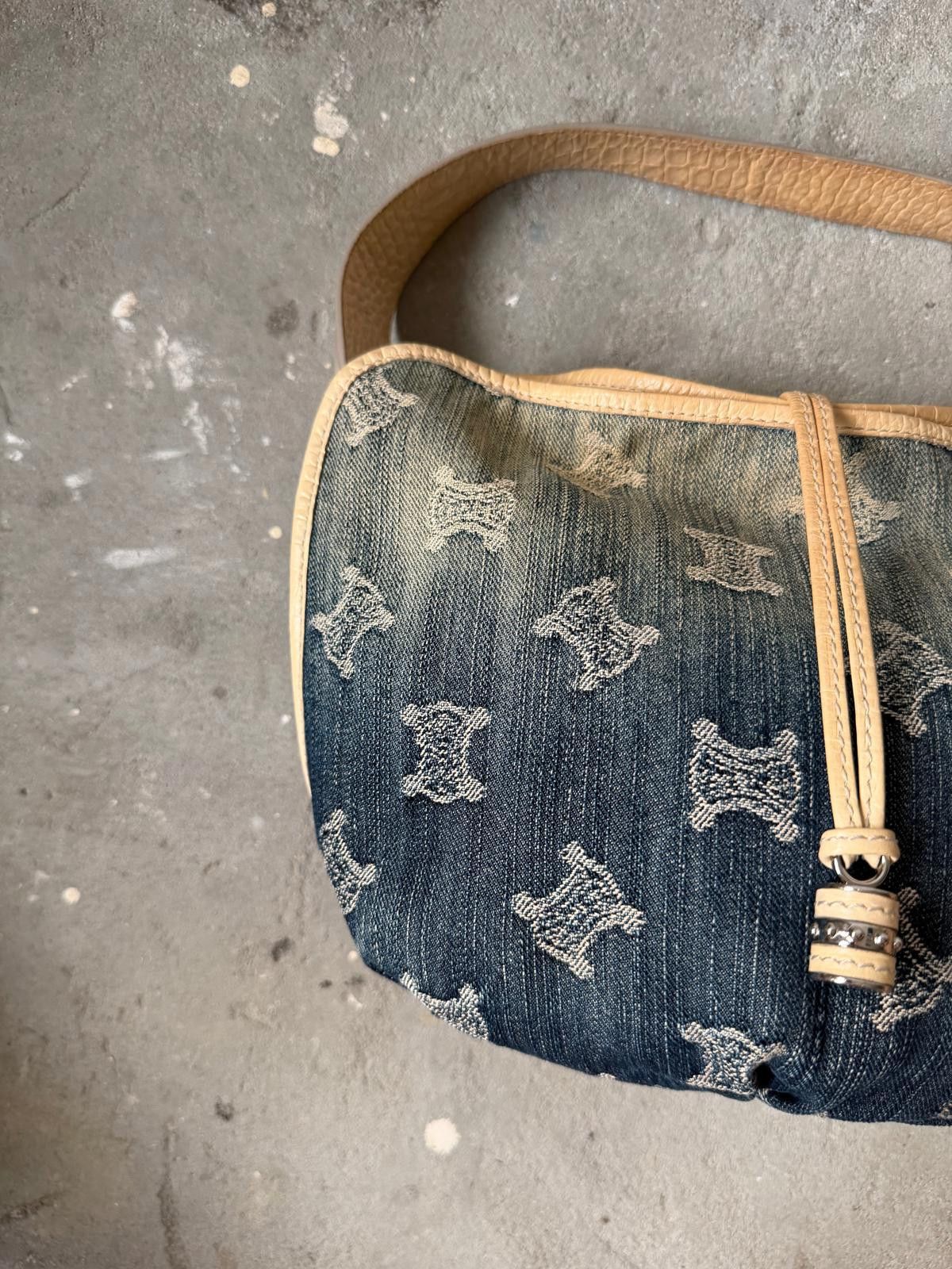 Celine Celine Macadam Bittersweet Denim Shoulder Bag Gradient Size ONE SIZE - 2 Thumbnail
