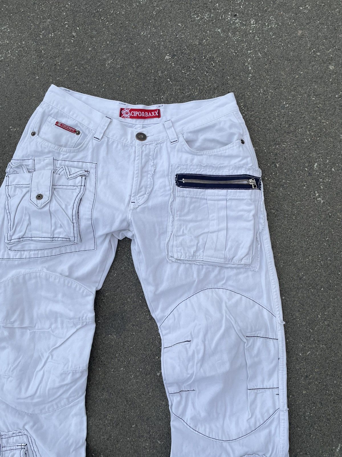 Japanese Brand × Vintage Vintage Cipo&Baxx pants double knee multi pocket Size US 34 / EU 50 - 5 Thumbnail