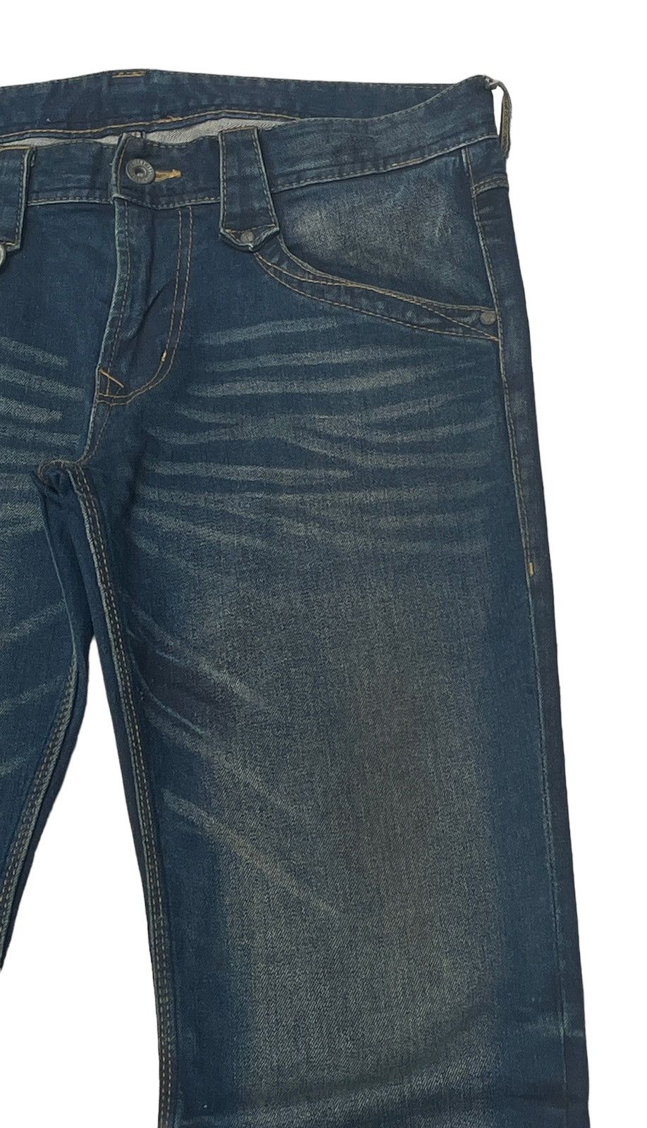 Vintage Vintage Japanese Brand Hideaways Flared Jeans 1990s Size US 32 / EU 48 - 5 Thumbnail