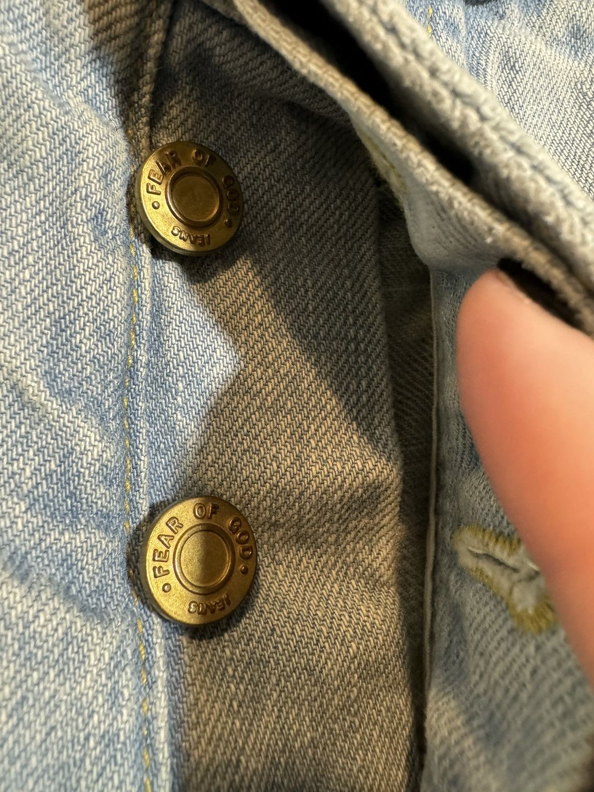 Fear of God Distressed Denim Zipped Hem Denim Size US 36 / EU 52 - 7 Thumbnail
