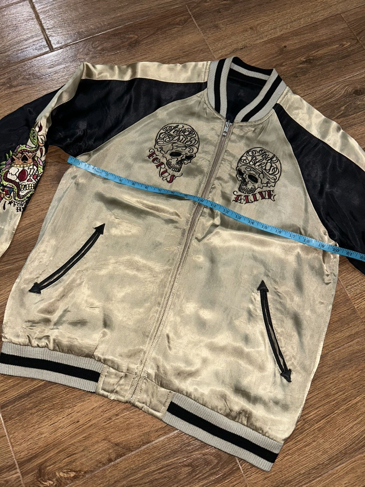 Hoshihime Switch Planning Rayon Reversible Sukajan Souvenir Jacket Size US M / EU 48-50 / 2 - 15 Thumbnail
