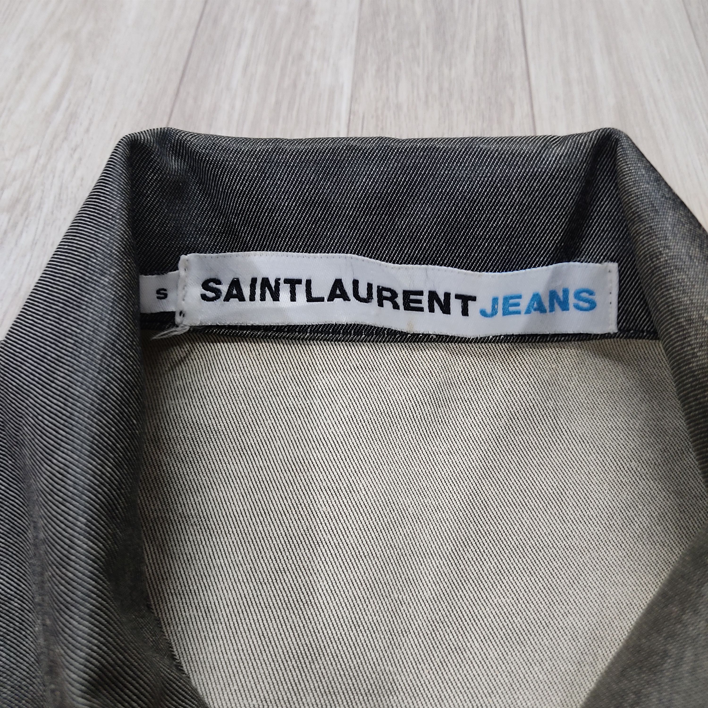 Yves Saint Laurent SAINT LAURENT JEANS Baumwolle Overshirt Jacket Size US M / EU 48-50 / 2 - 9 Thumbnail