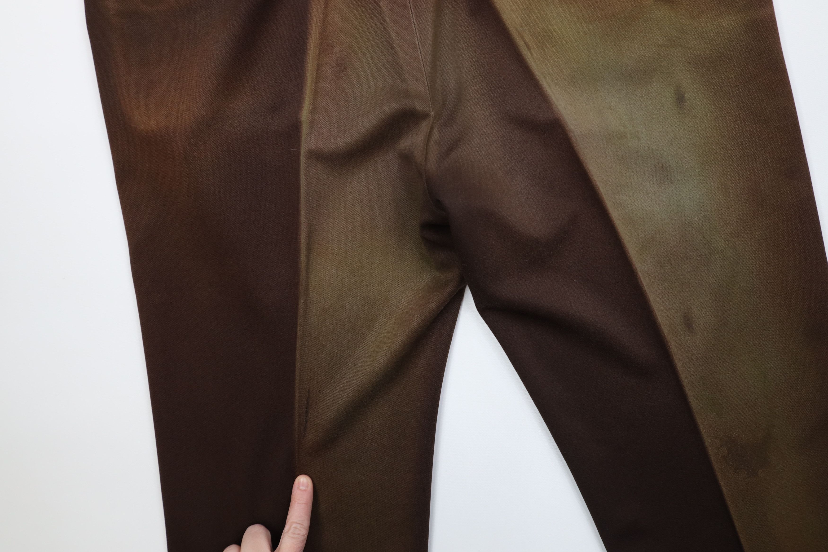 Vintage Vintage 70s Streetwear Knit Flared Wide Leg Chino Pants USA Size US 36 / EU 52 - 14 Thumbnail