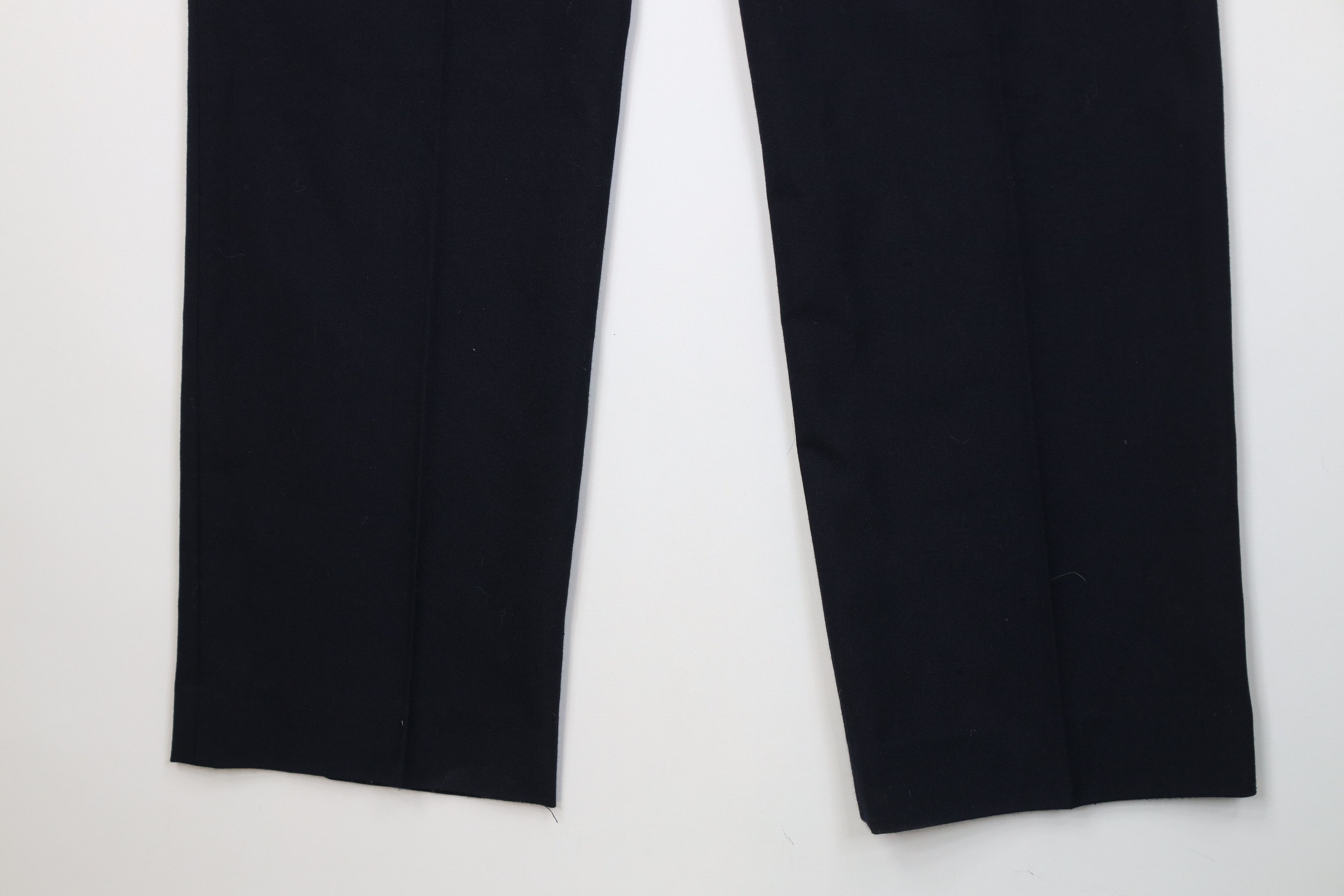 Vintage Vintage 90s Streetwear Knit Wide Leg Chino Pants Navy Blue Size US 36 / EU 52 - 12 Thumbnail