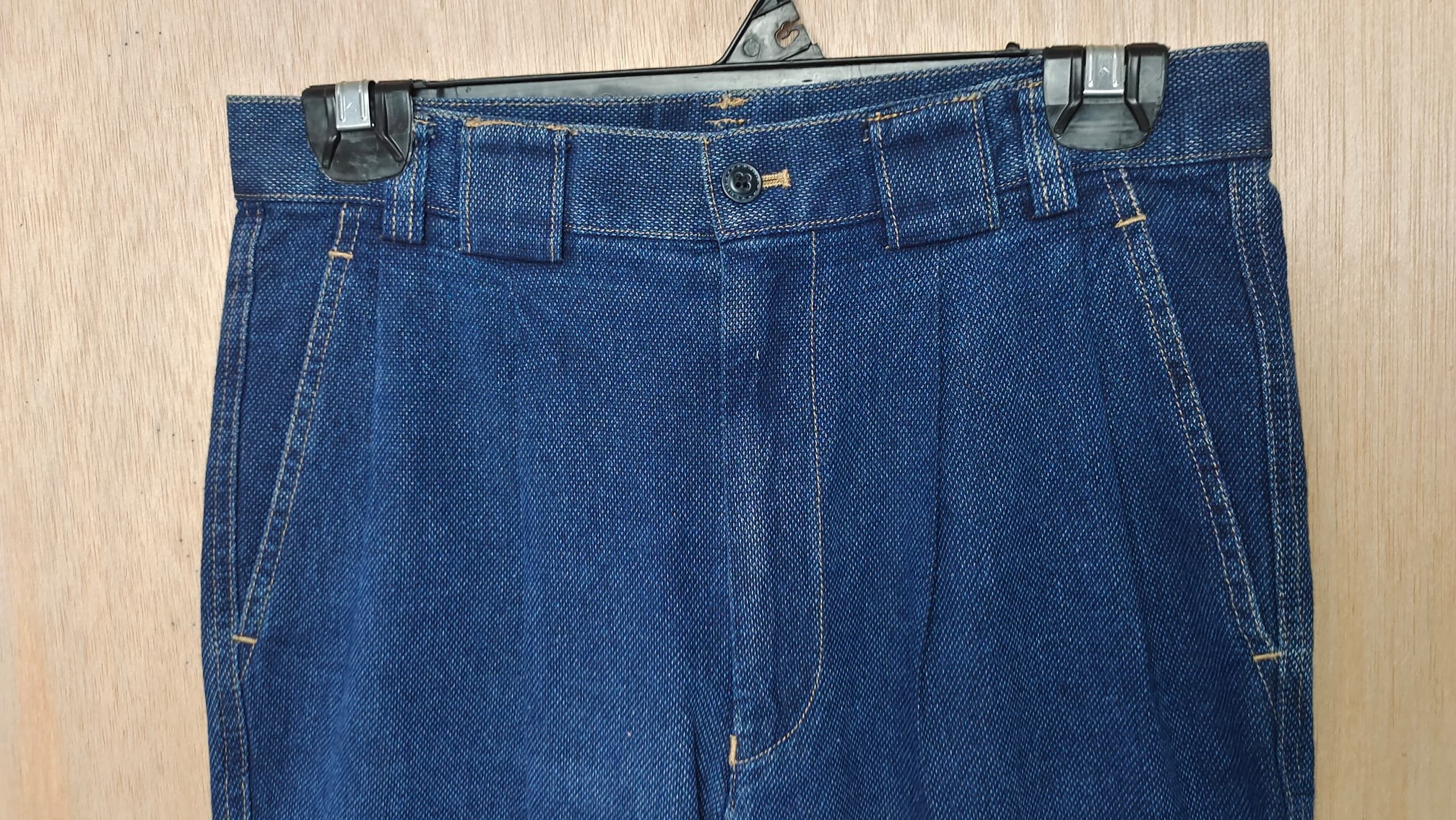 MCM × Vintage VINTAGE MCM NEW WITH TAG TAILORED BLUE DENIM PANTS Size US 29 - 3 Thumbnail