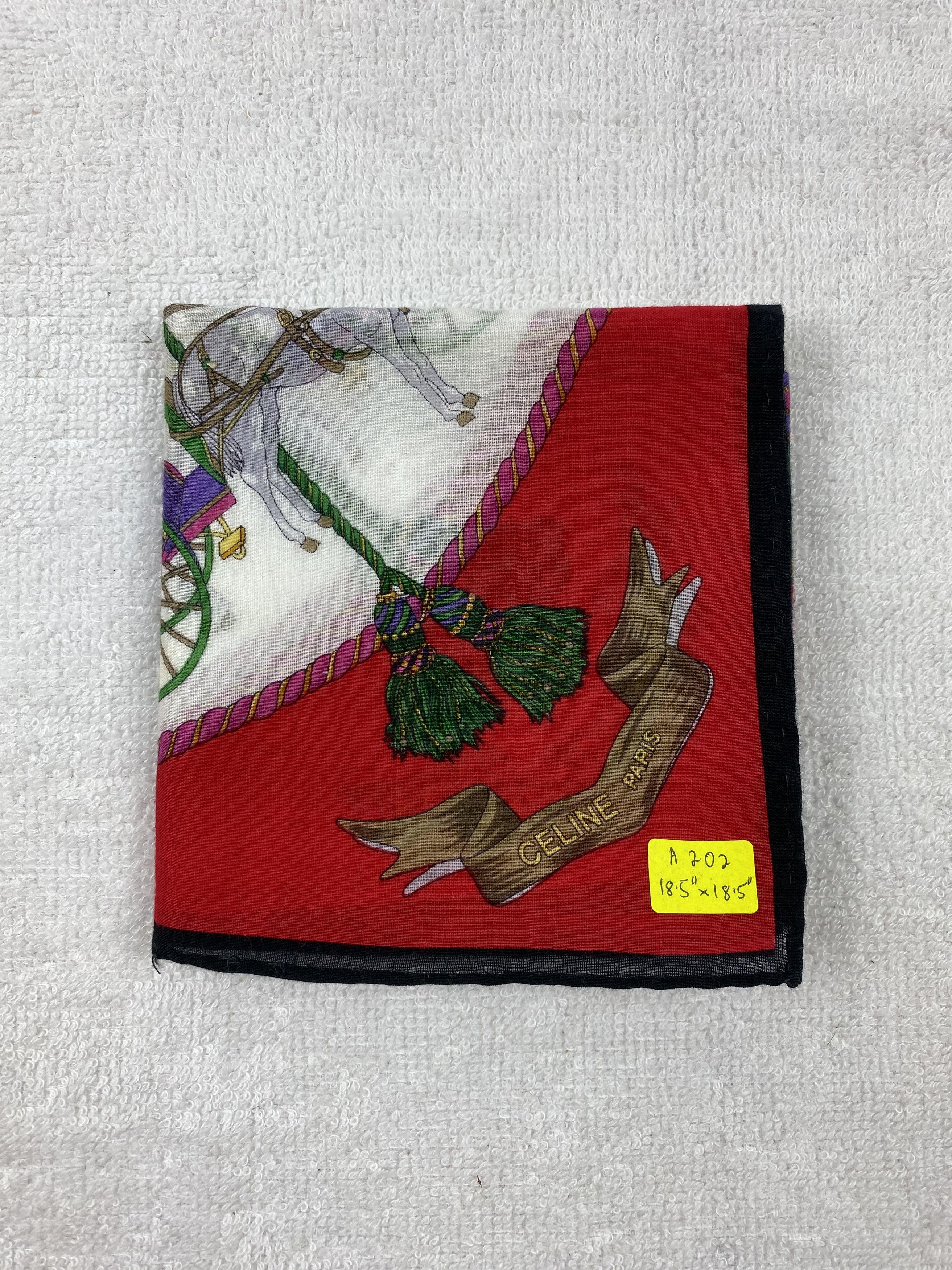 Celine Celine Handkerchief / Bandana / Neckerchief Size ONE SIZE - 7 Thumbnail